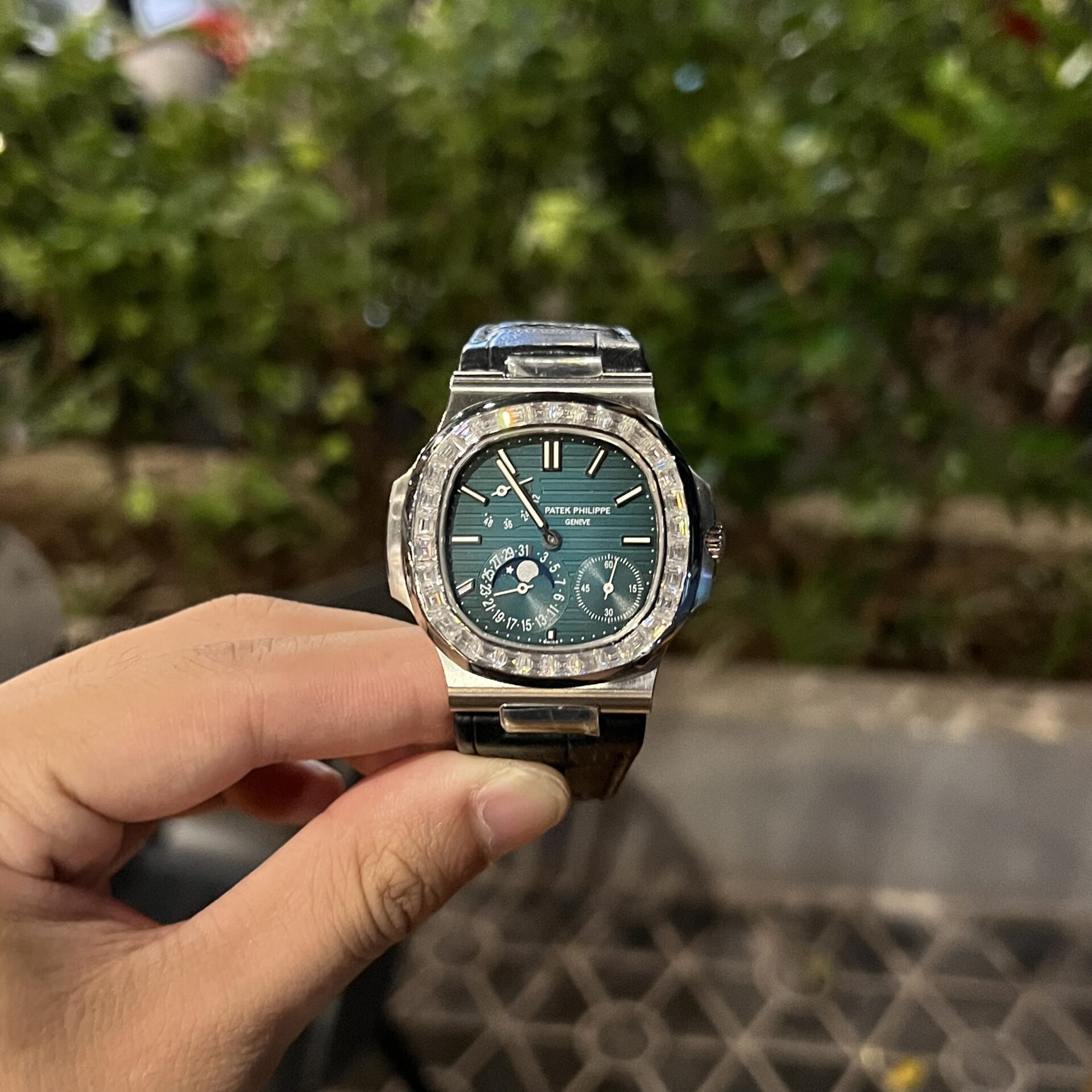 replica Patek Philippe Replica Watch Complications 5905G Dial Green 42mm WATCHES 1 