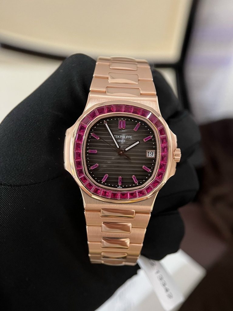 replica Patek Philippe Best Replica Watch Nautilus 5719 Gold Wrapped & Moissanite Diamonds Custom 40mm WATCHES 1 
