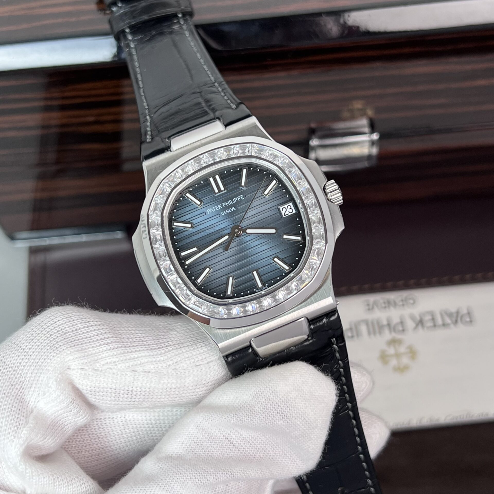 replica Patek Philippe Replica Watch Complications 5905G Dial Black 42mm WATCHES 1 