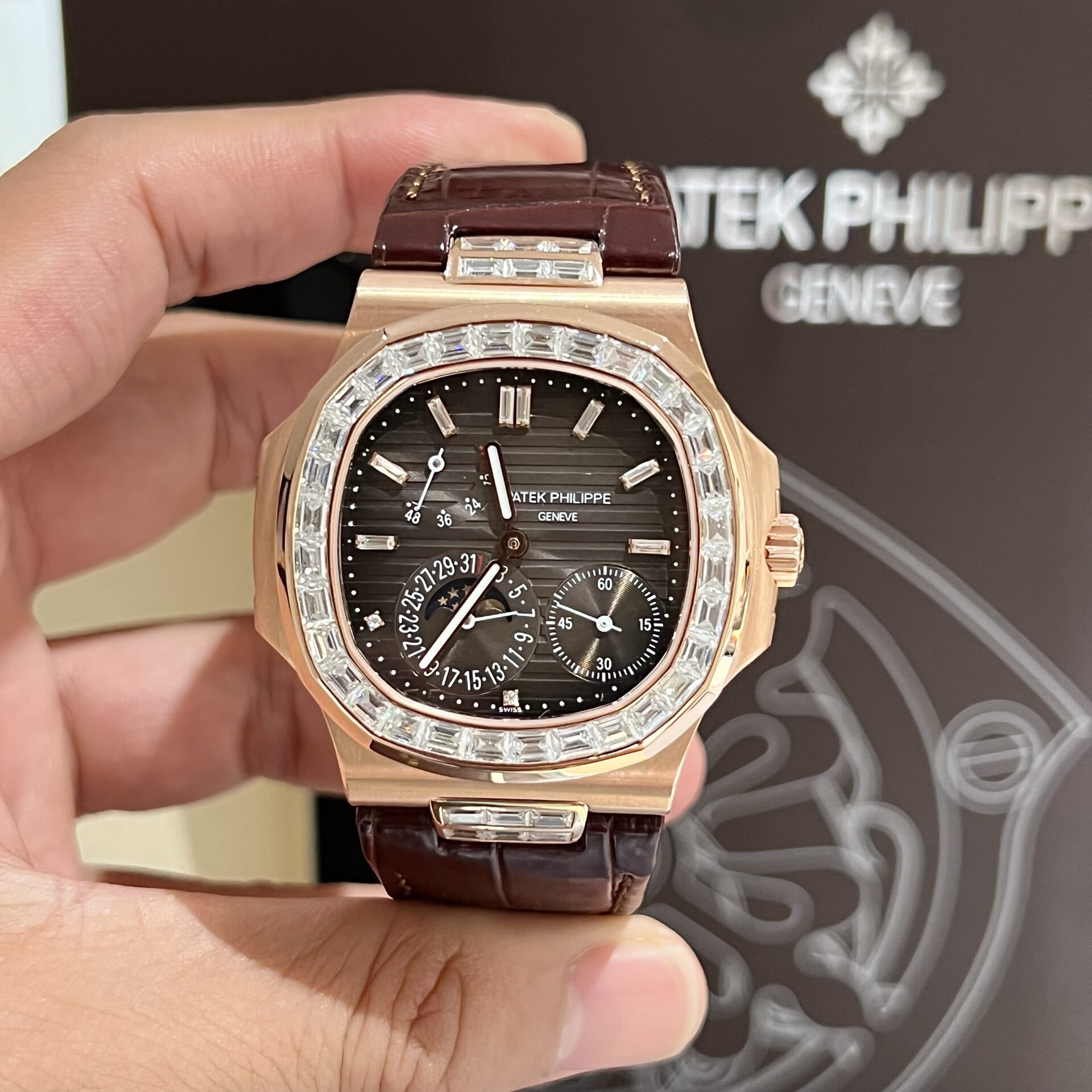 replica Patek Philippe Replica Watches Aquanaut 5168G Blue Rubber Strap GR Factory 42mm WATCHES 1 