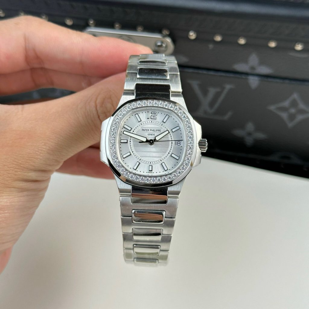 replica Patek Philippe Best Replica Watch Nautilus 5719 Custom CVD Diamond And White Gold 40mm WATCHES 1 