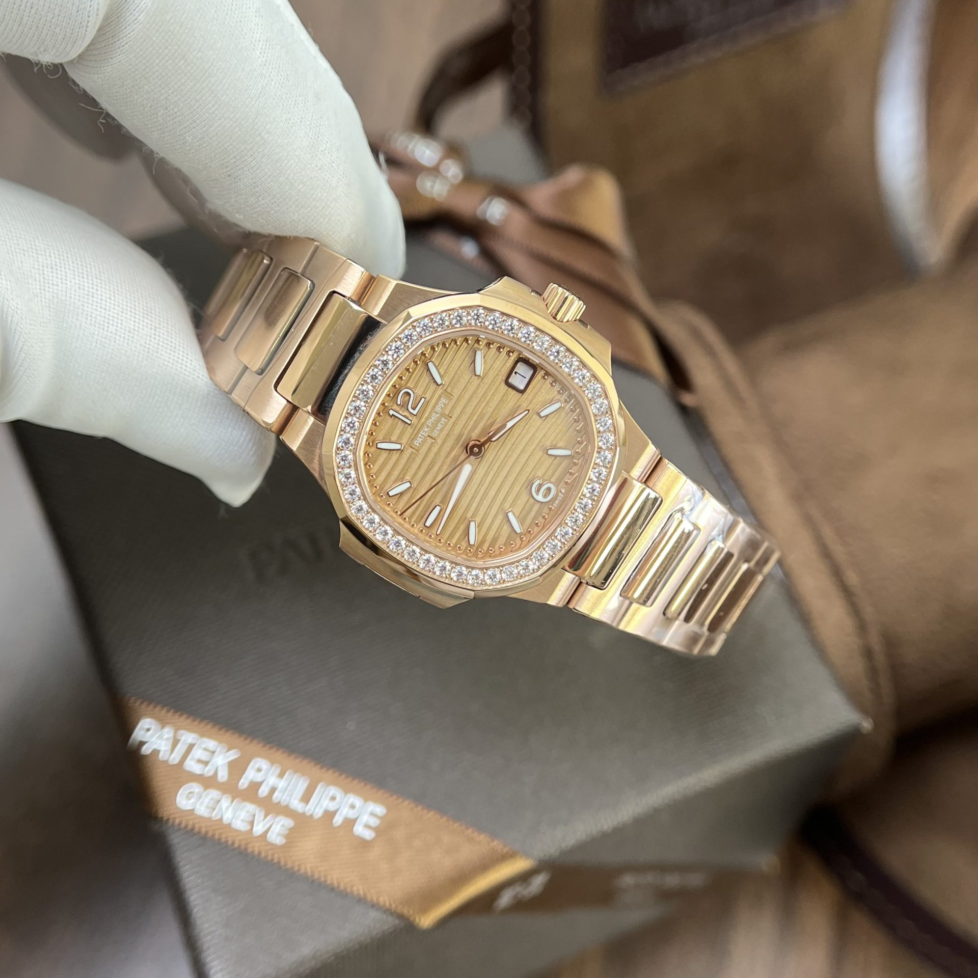 replica Patek Philippe Replica Watches Calatrava 5227R Leather Strap 3K Factory 39mm WATCHES 1 