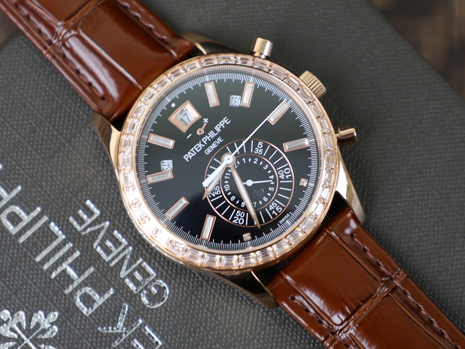 replica Patek Philippe Best Replica Watch Nautilus 5719 Custom CVD Diamond And White Gold 40mm WATCHES 1 