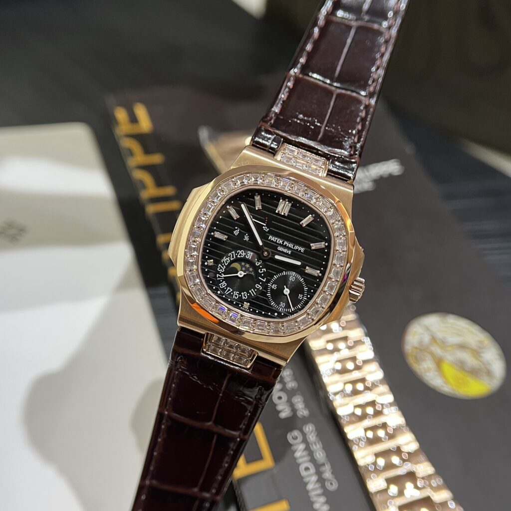 replica Patek Philippe Replica Watches Nautilus 7010 Womens Black Dial 32mm WATCHES 1 