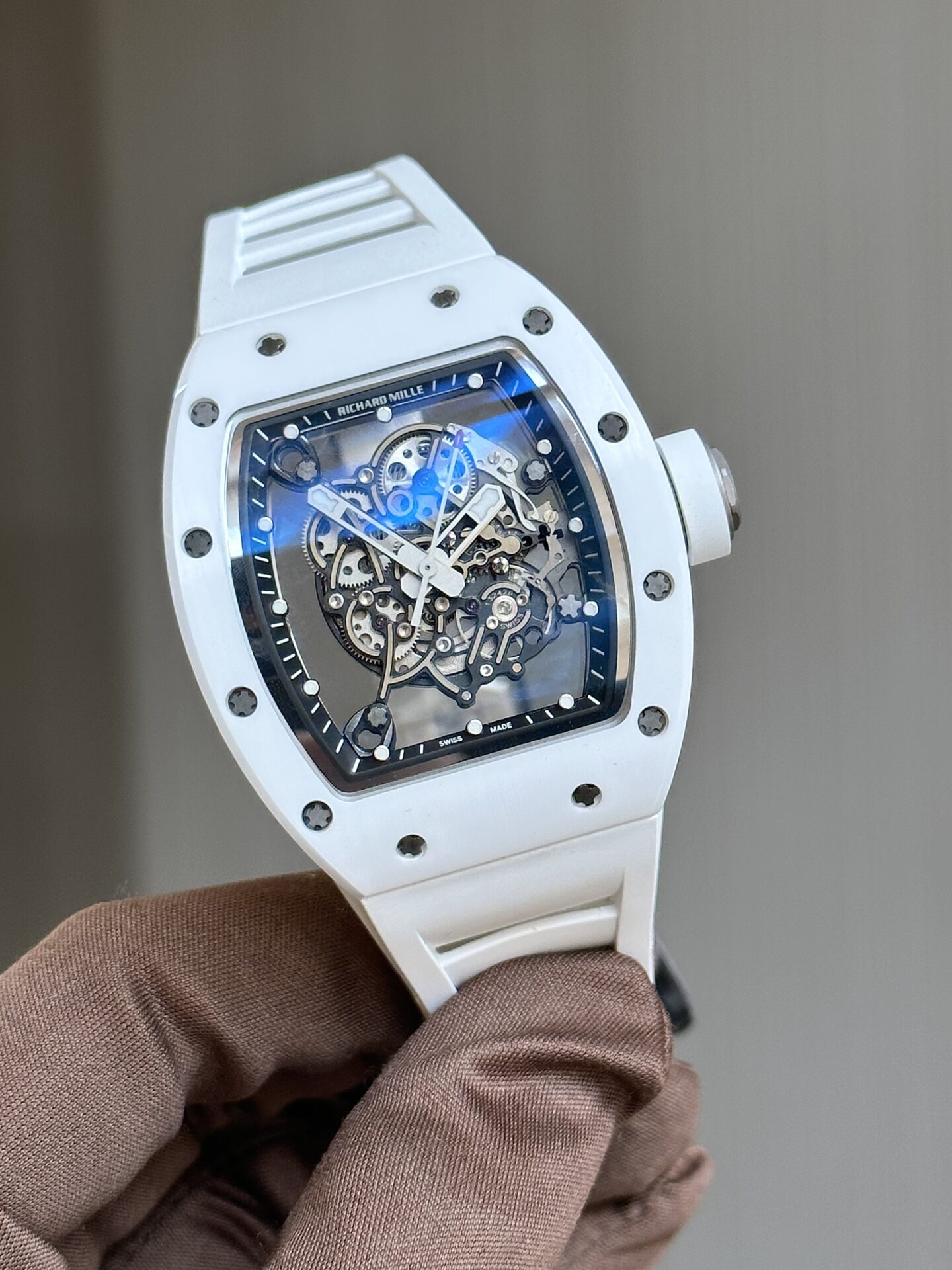 replica Richard Mille Best Replica Watches RM07 Black Ceramic 36mm WATCHES 1 