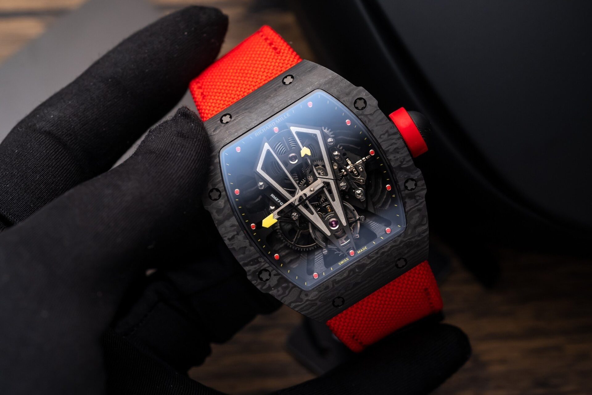 replica Richard Mille Replica Watch RM21-01 Tourbillon Carbon RM Factory 43mm WATCHES 1 