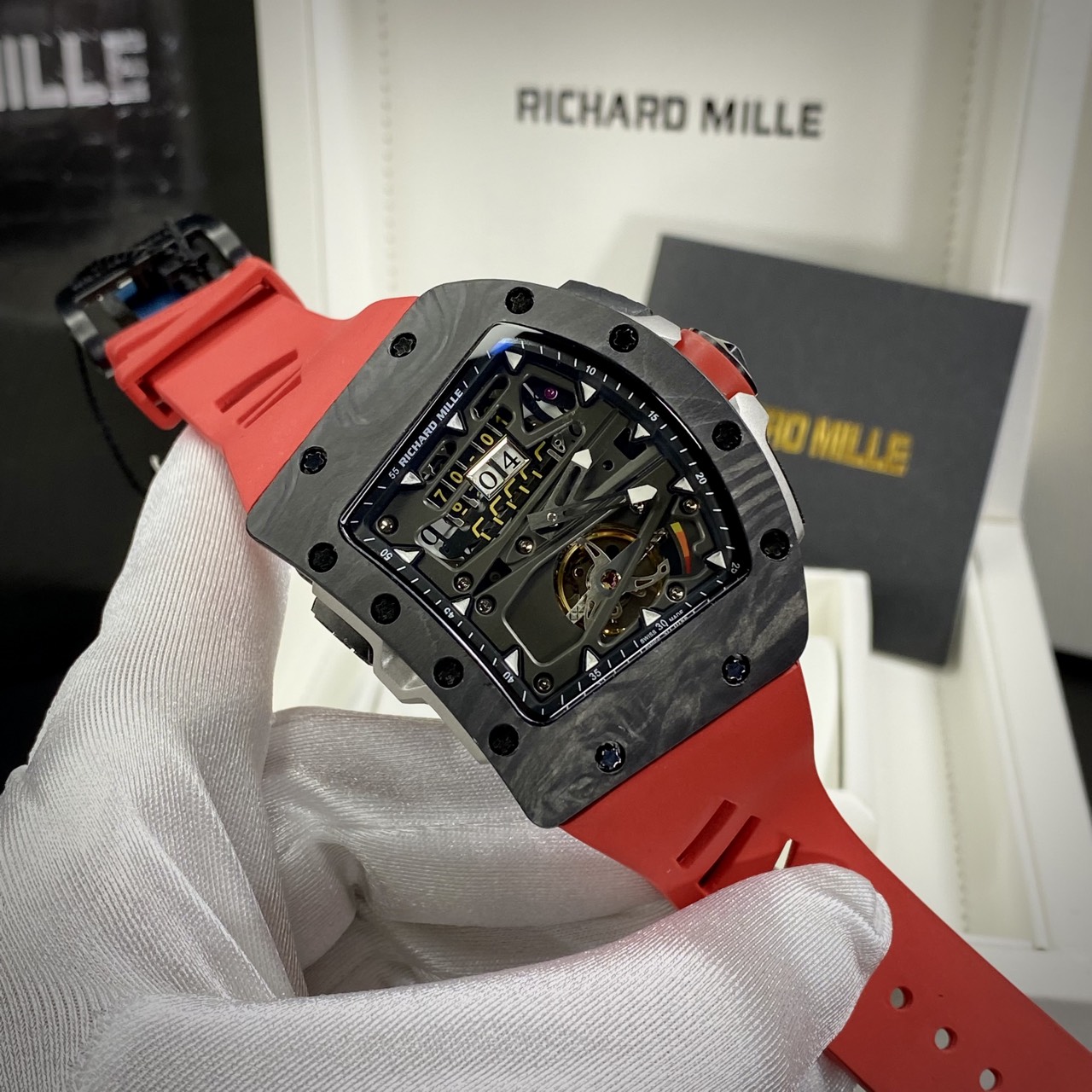 replica Richard Mille Replica Watch RM67-01 Rubber Strap 40mm WATCHES 1 