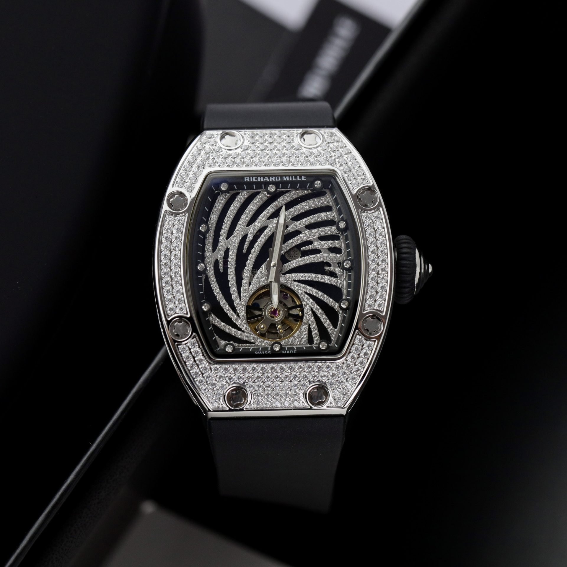 replica Richard Mille Best Replica Watch RM12-01 Tourbillon Carbon Red 40mm WATCHES 1 