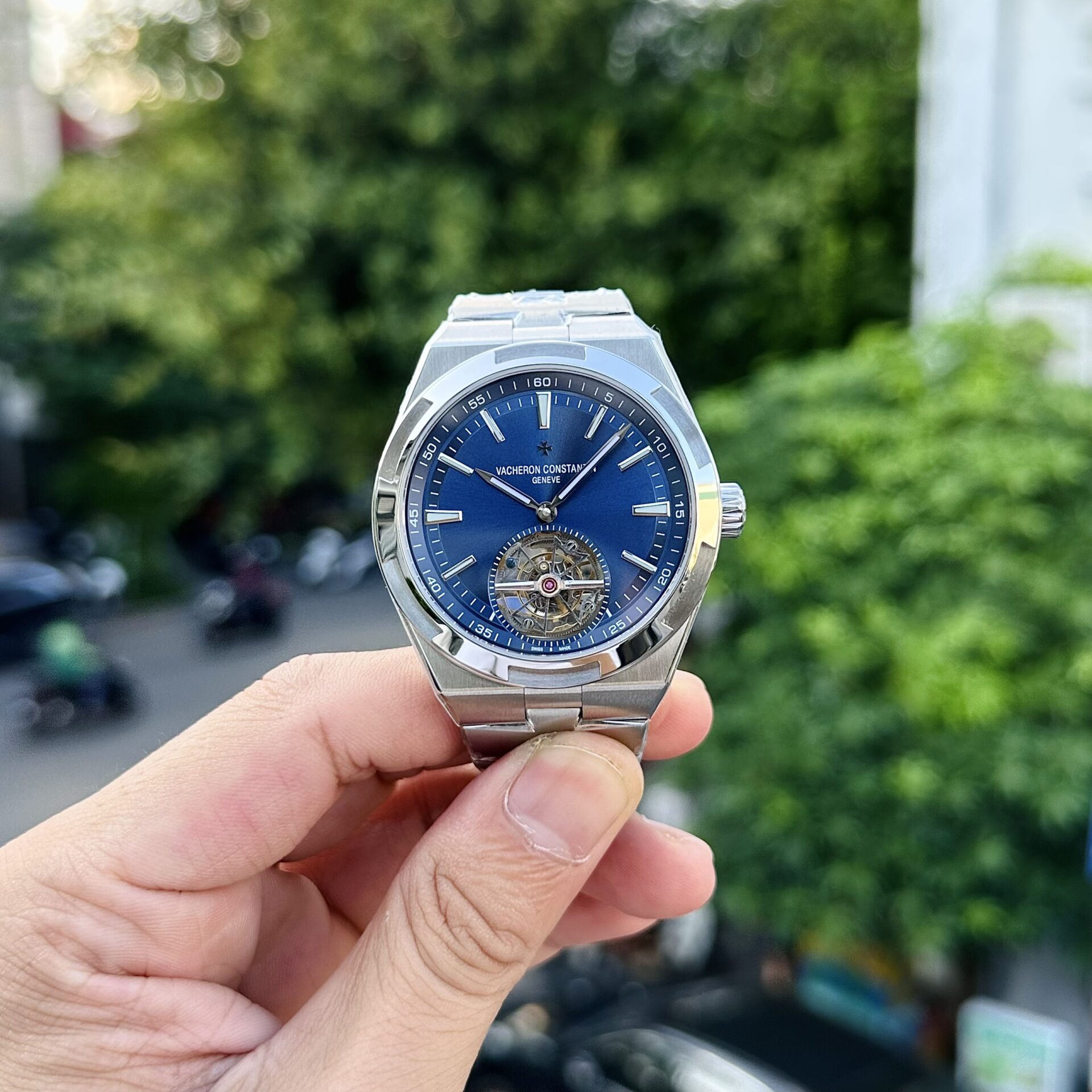 replica Vacheron Constantin Overseas 4500V Replica Watch Green Dial PPF Factory 41mm WATCHES 1 