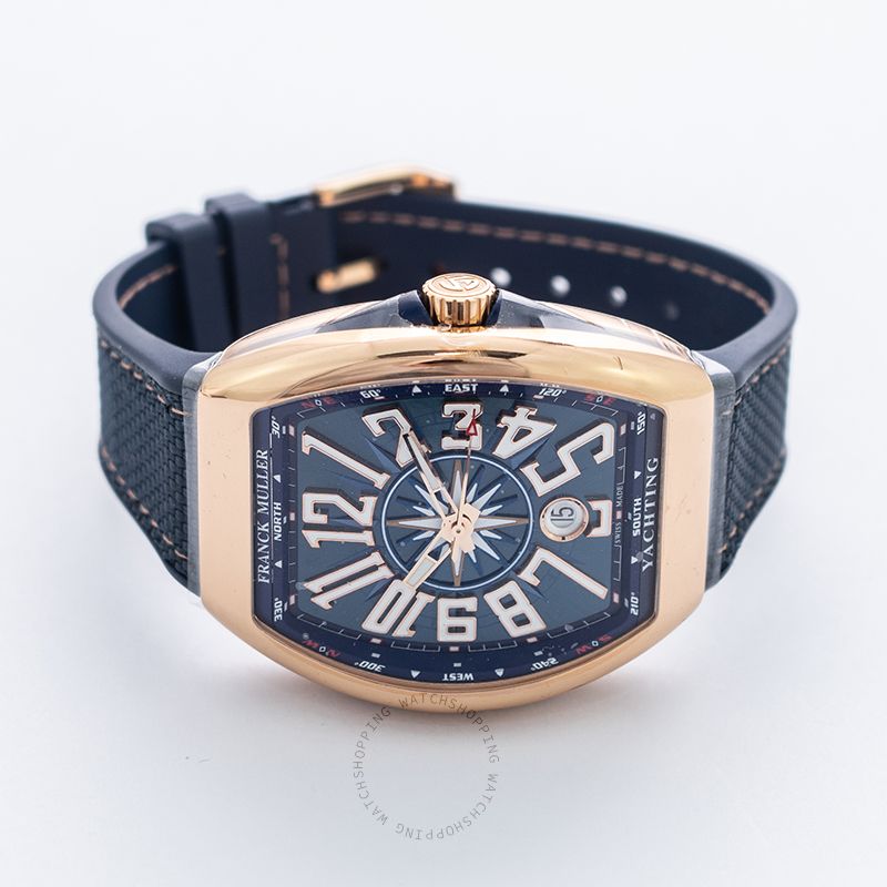 replica Franck Muller VANGUARD V 41 SC DT YACHT 5N BL WATCHES 1 