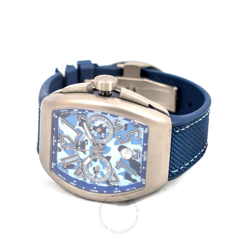 replica Franck Muller VANGUARD V 45 CC DT CAMO TT MC BL WATCHES 1 
