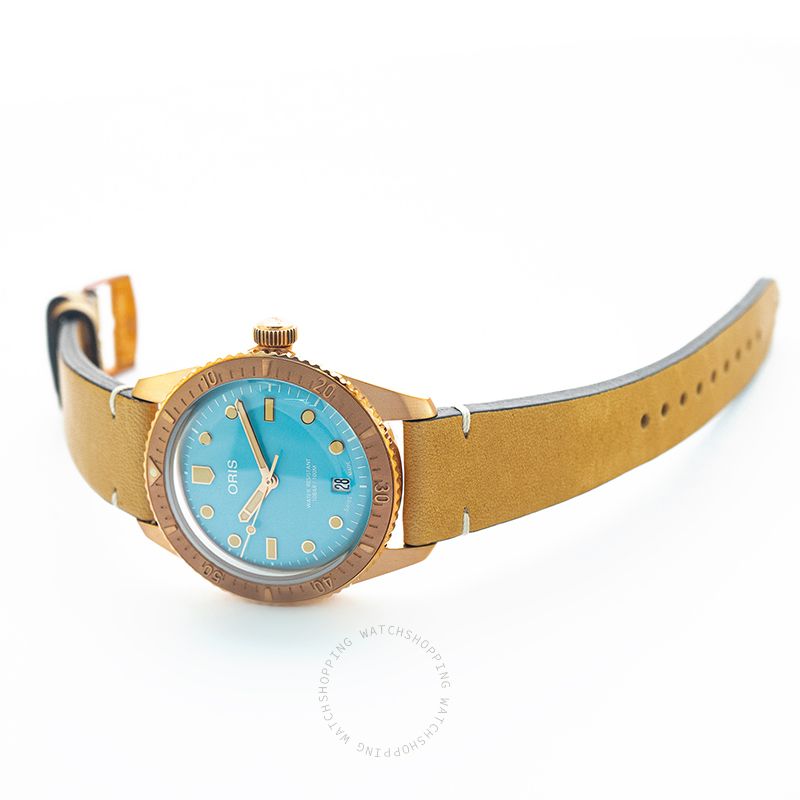 replica Divers Automatic Blue Dial Bronze Unisex Watch WATCHES 1 