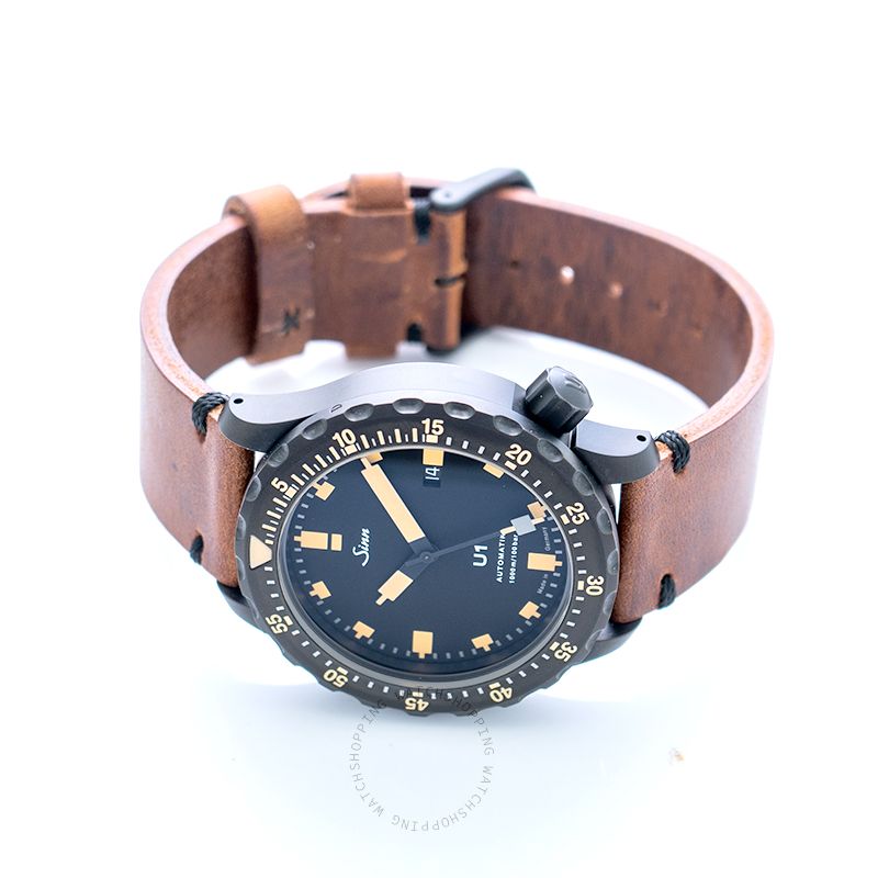 replica Sinn Diving Watches 1010.023-Leather-Cowhide in Vintage-Style-DSB-Brown WATCHES 1 