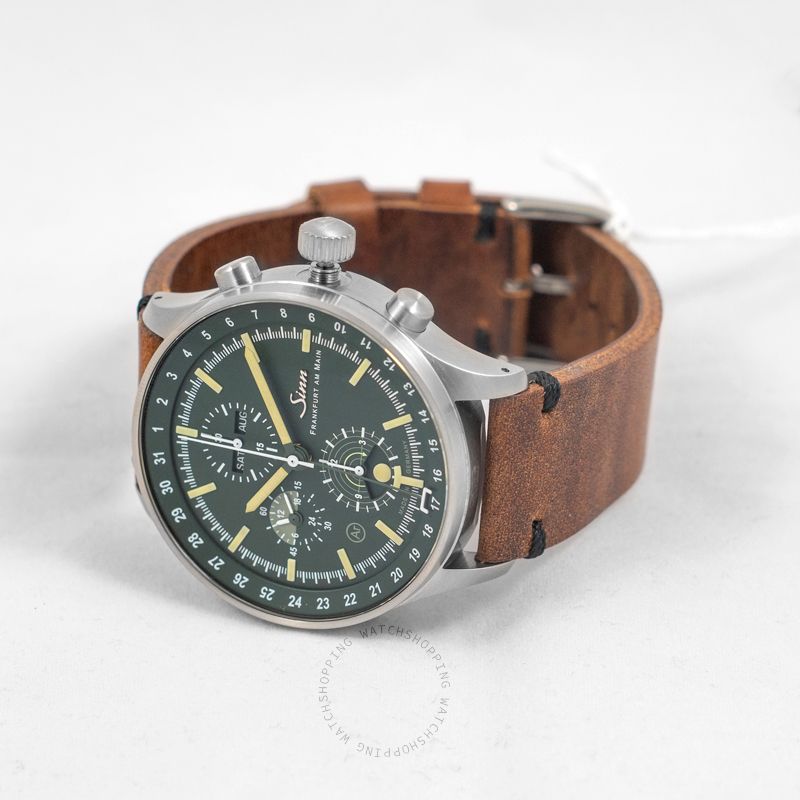 replica Sinn Instrument Chronographs 3006.011-Leather-CIVS0-Brw-DSB WATCHES 1 