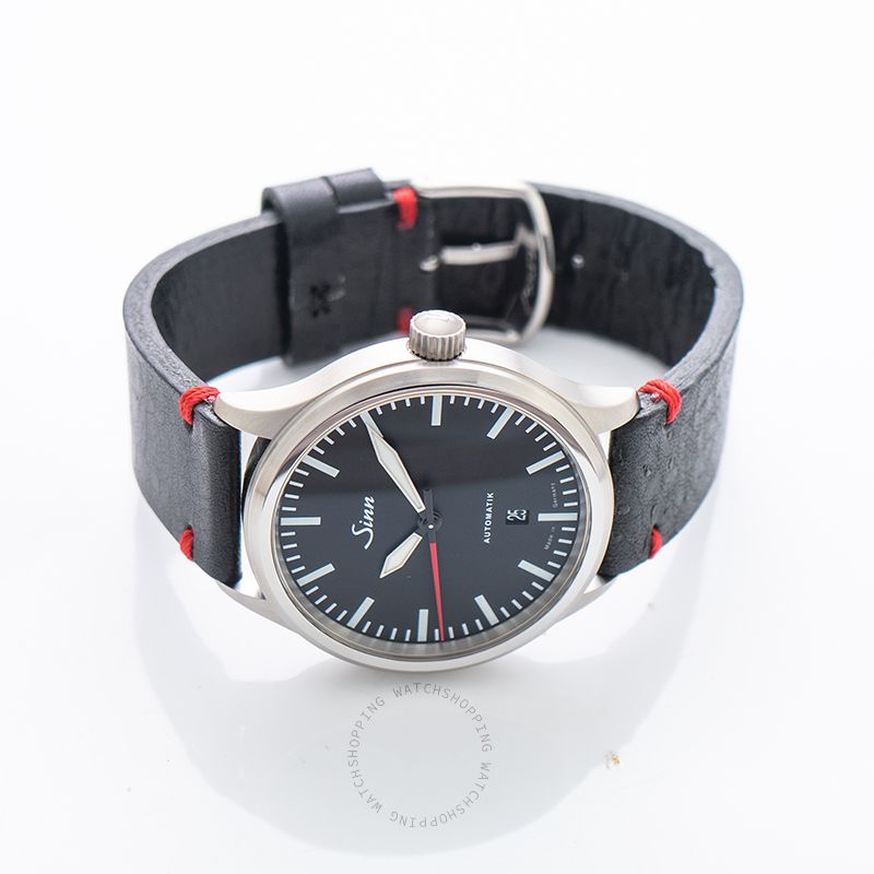 replica Sinn Instrument Chronographs 836.010-Leather-Cowhide-IVS-DSR-BLK WATCHES 1 