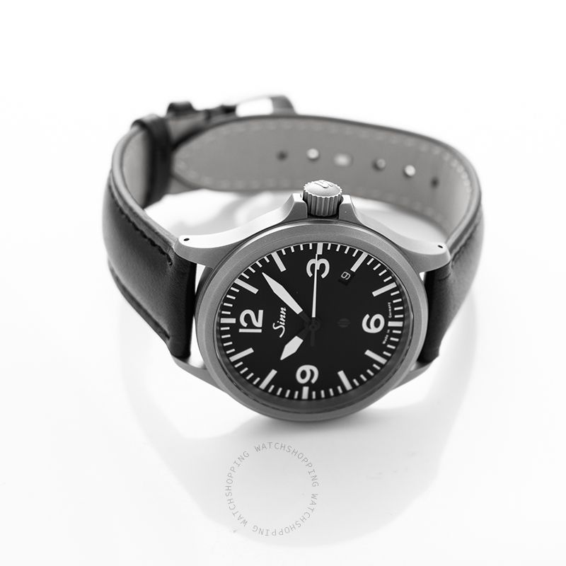 replica Sinn Instrument Watches 856.011-Leather-Calfskin-Blk WATCHES 1 