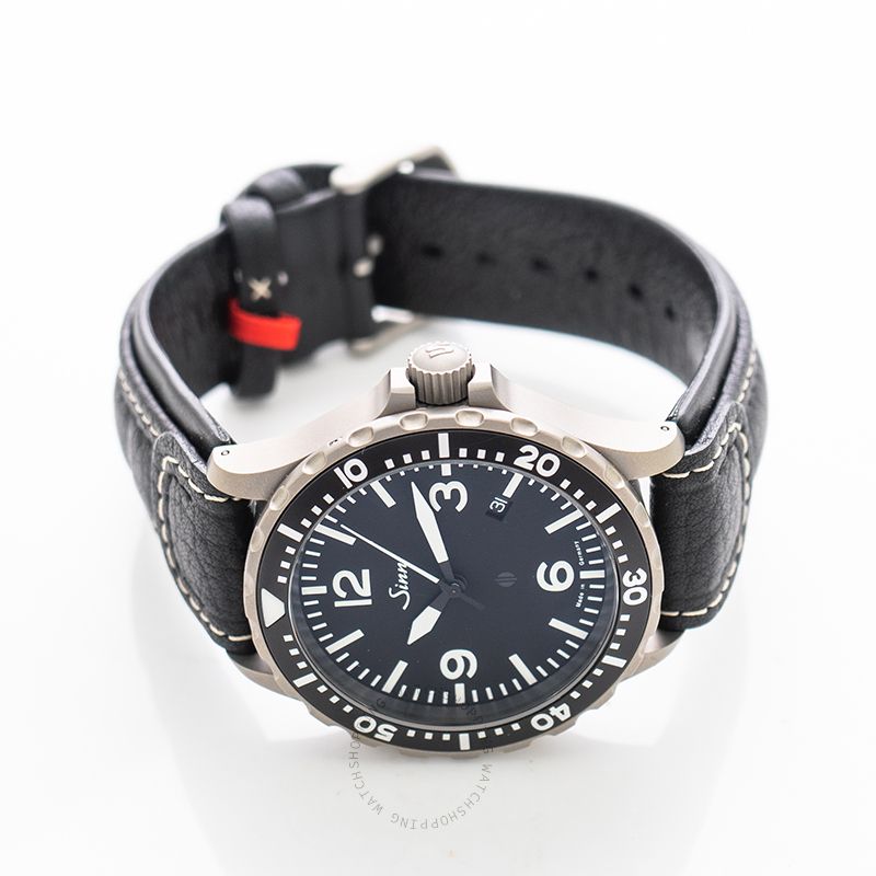 replica Sinn Instrument Watches 857.012-Leather-Cowhide-BLK WATCHES 1 