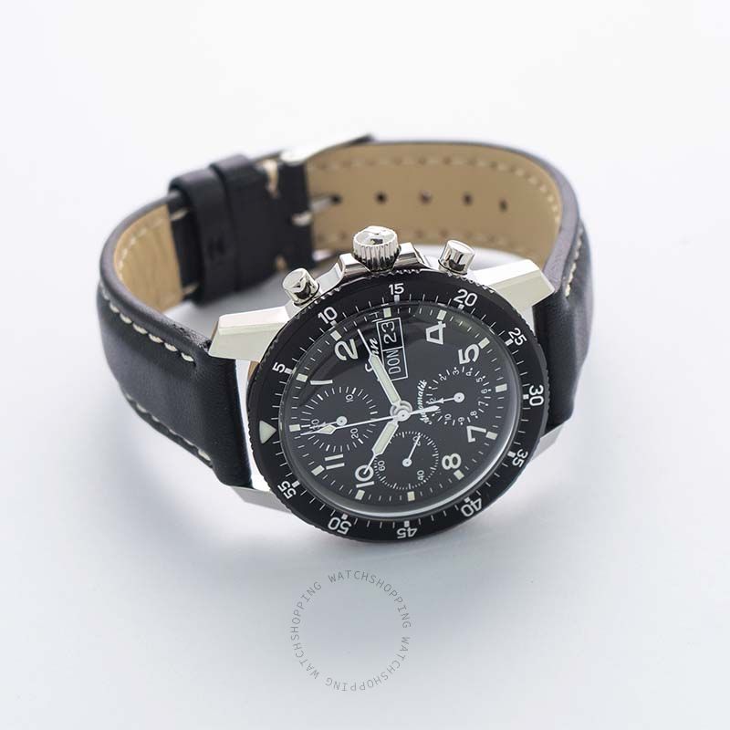 replica Sinn Instrument Chronographs 103.031-Leather-Cowhide-Blk WATCHES 1 