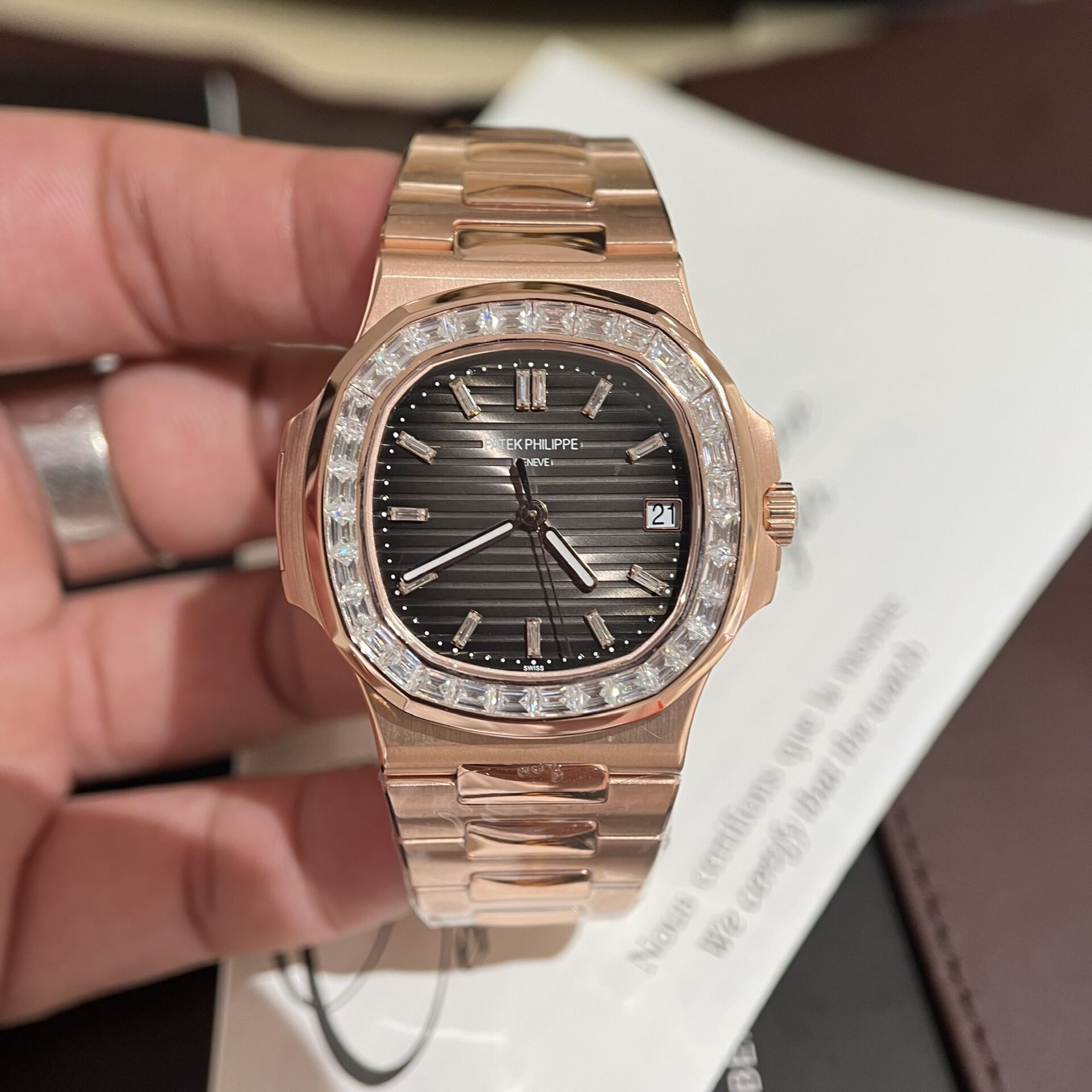 replica Patek Philippe Fake Watches Nautilus 7010 Womens Metal Wire 32mm WATCHES 1 