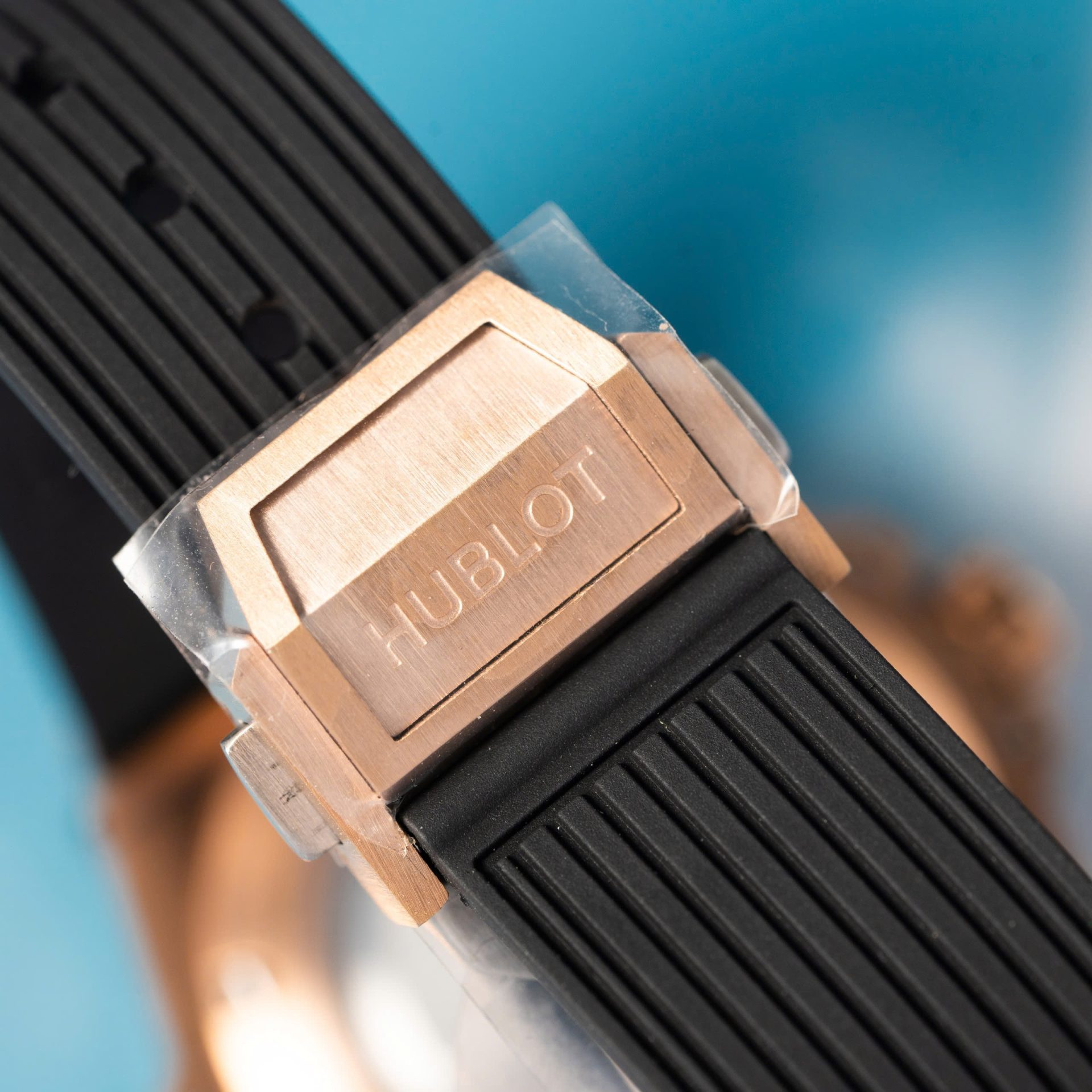 replica Hublot Replica Watches Big Bang Sang Bleu ll King Gold Black Dial BBF 45mm WATCHES 10 