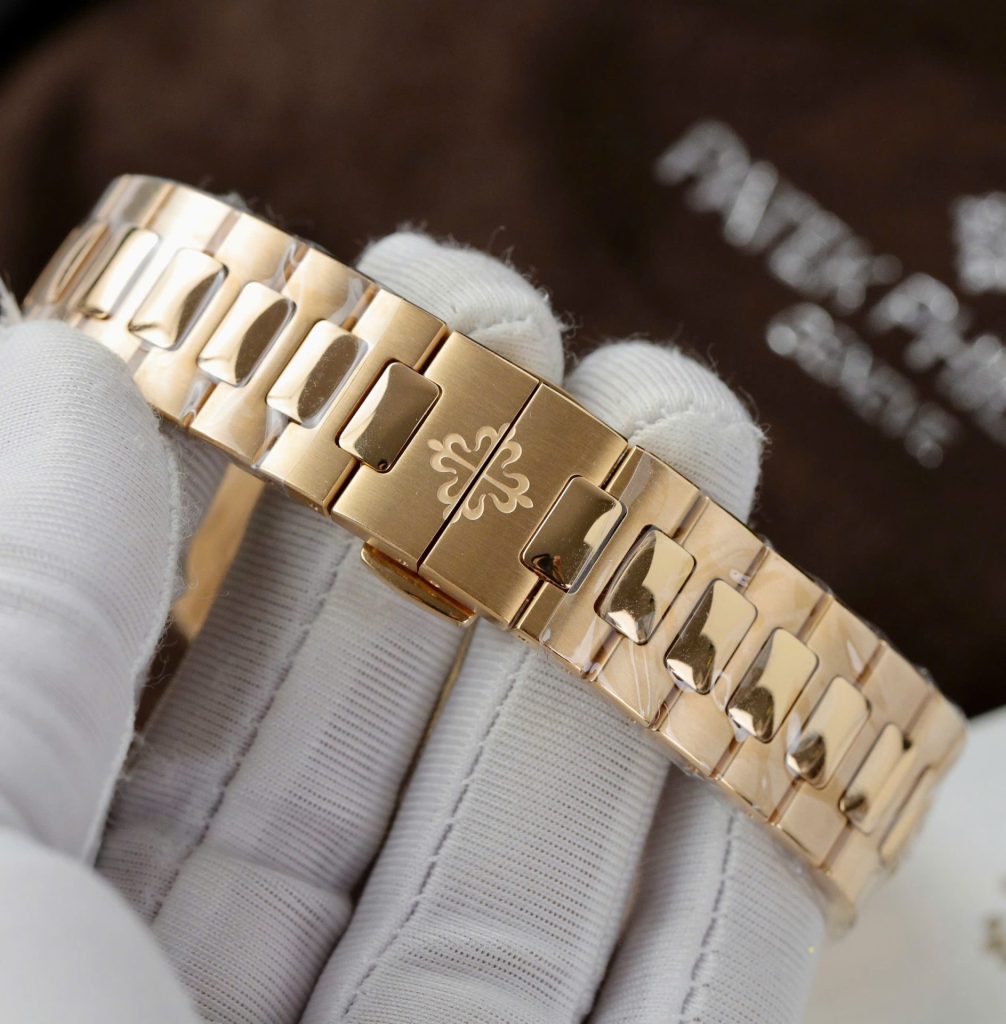 replica Patek Philippe Clone Watch Nautilus 5719 Full Diamonds Baguette 40mm WATCHES 10 