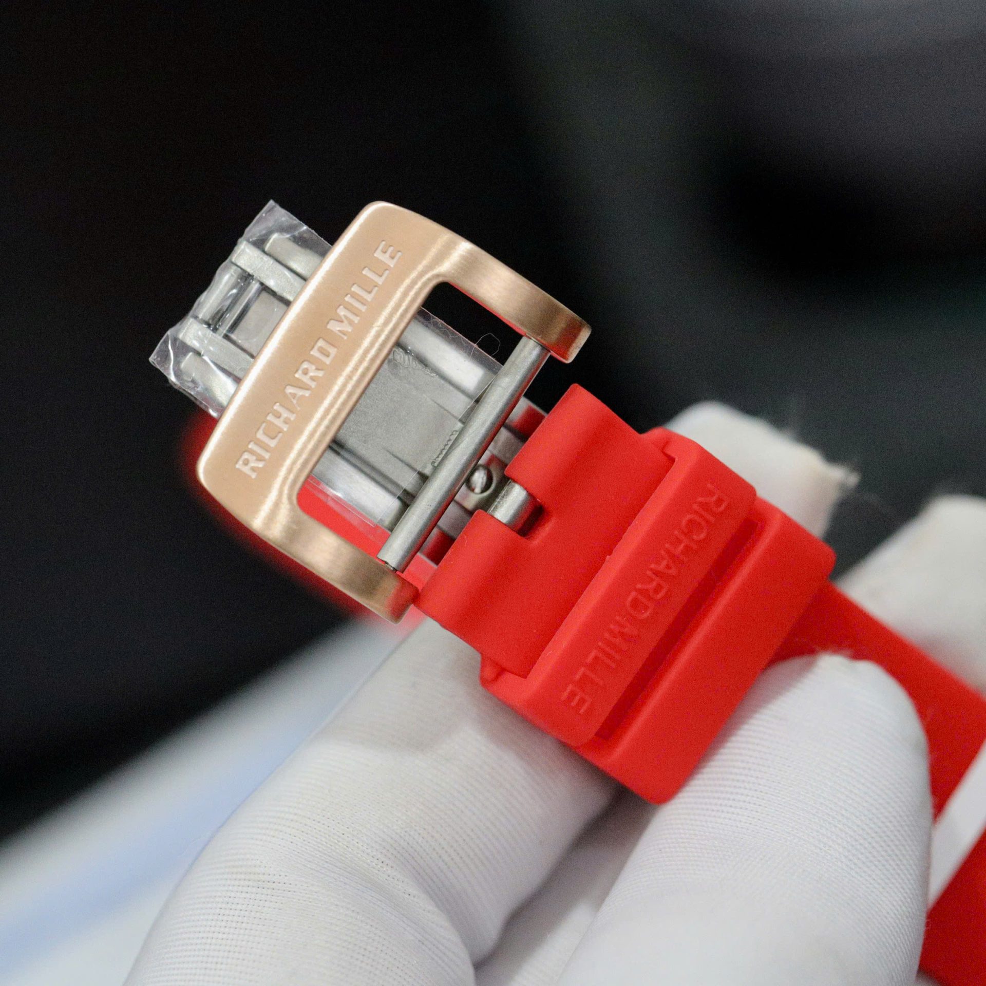 replica Richard Mille Replica Watch RM12-01 Tourbillon Sapphire Rubber Strap 44mm WATCHES 10 