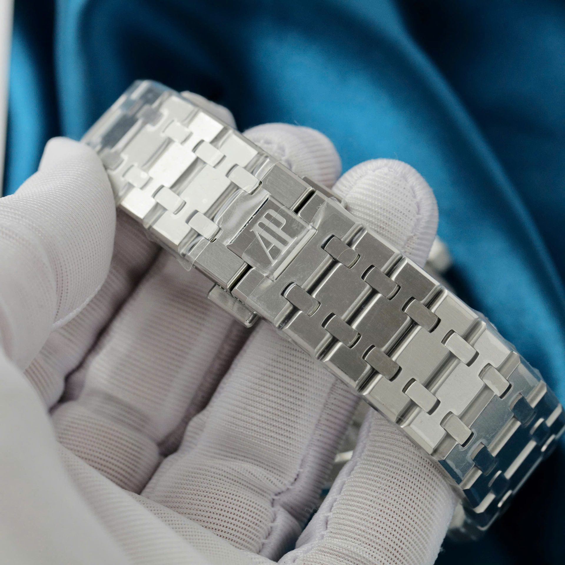 replica Audemars Piguet Replica Watch Royal Oak Blue Dial Metal Wire 34mm WATCHES 11 