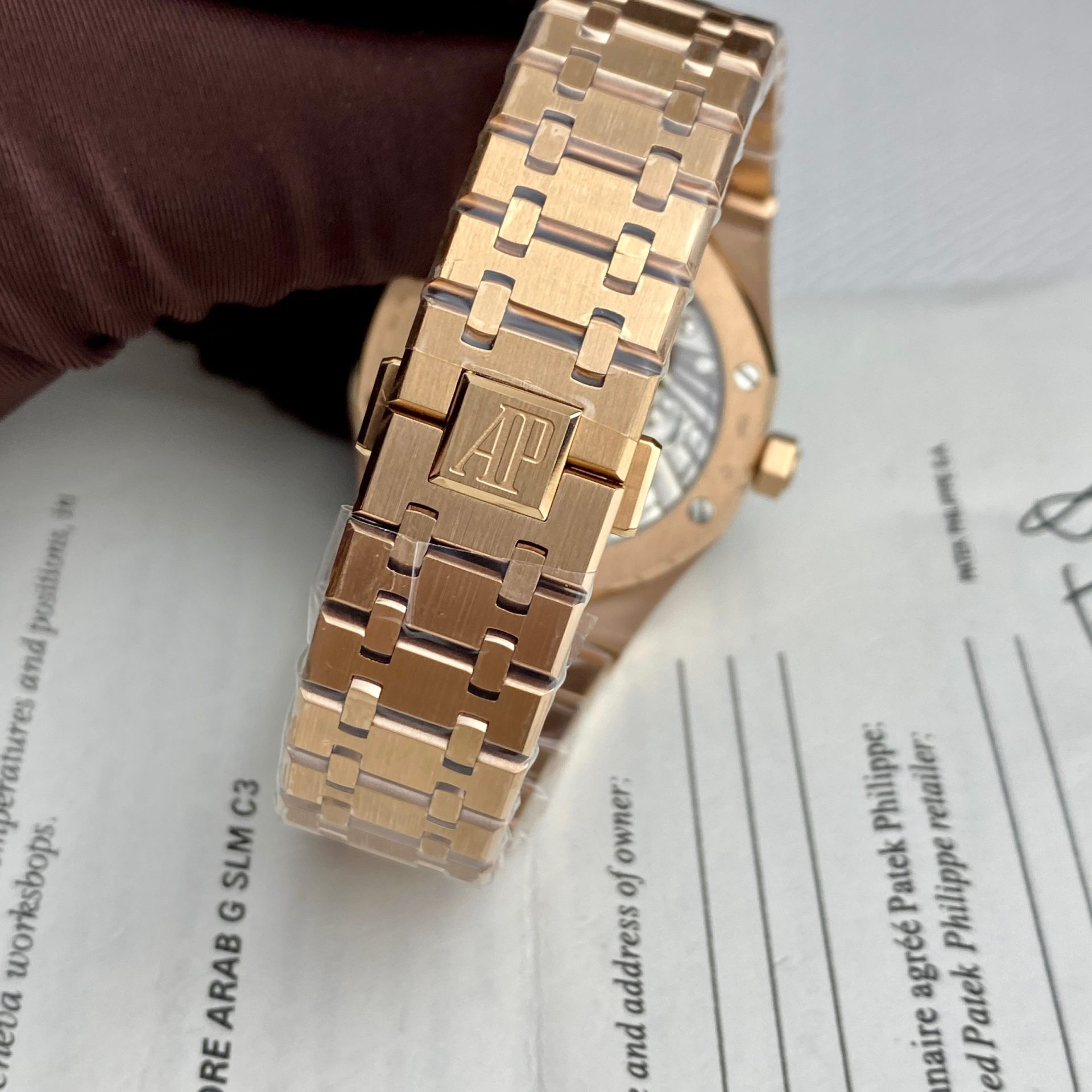 replica Audemars Piguet Replica Watch Royal Oak 15400 Carbon Dial Black 41mm WATCHES 11 