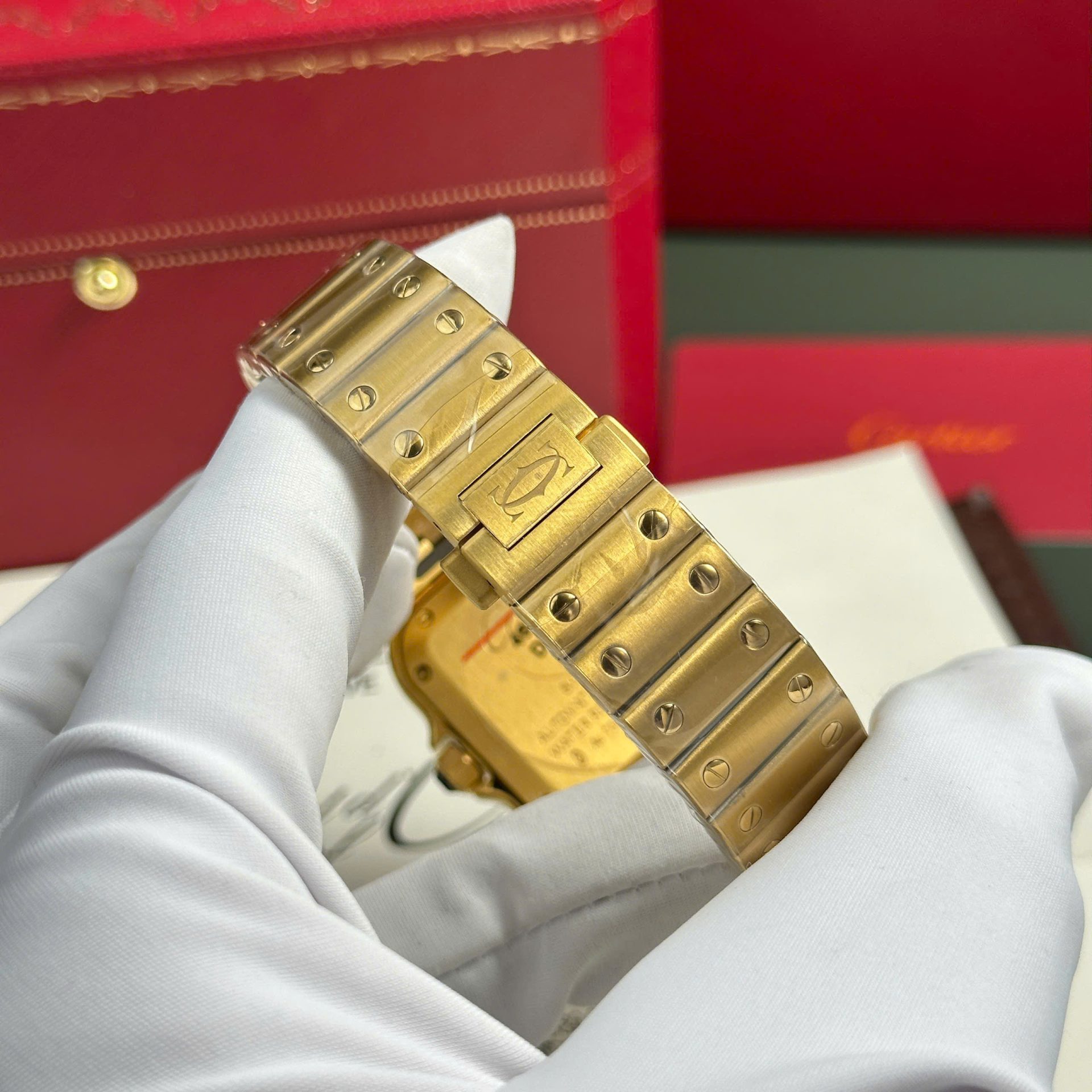 replica Cartier Santos WSSA0029 Replica 1:1 Watch BV Factory 35mm WATCHES 11 