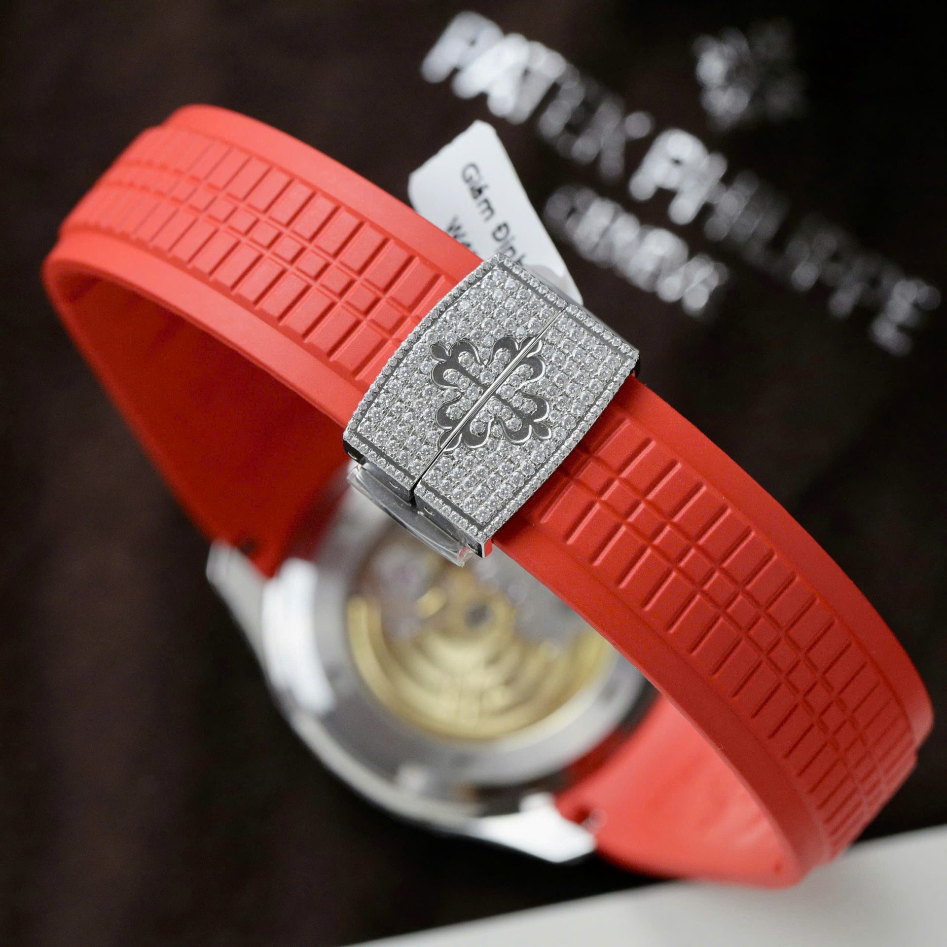 replica Patek Philippe Best Replica Watch Nautilus 5719 Custom CVD Diamond And White Gold 40mm WATCHES 11 