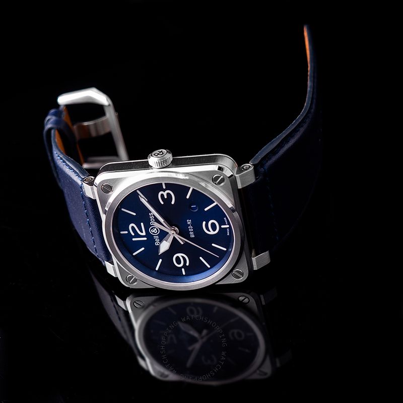 replica Bell & Ross Instruments BR0392-BLU-ST/SCA WATCHES 3 