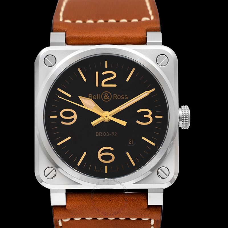 replica Bell & Ross Instruments BR0392-ST-G-HE/SCA WATCHES 3