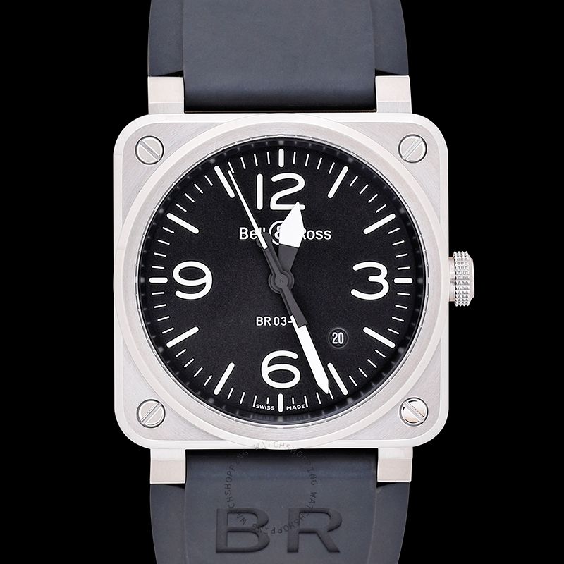 replica Bell & Ross Instruments BR0392-BLC-ST WATCHES 3