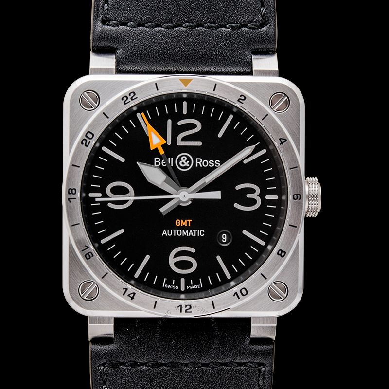 replica Bell & Ross Instruments BR0393-GMT-ST/SCA WATCHES 3