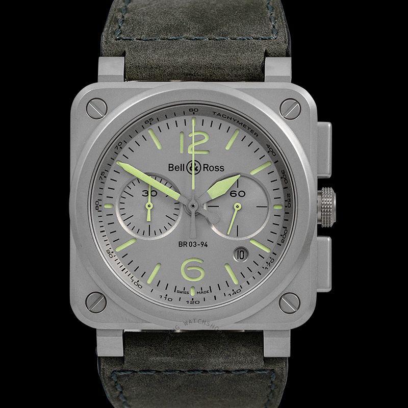 replica Bell & Ross Instruments BR0394-GR-ST/SCA WATCHES 3