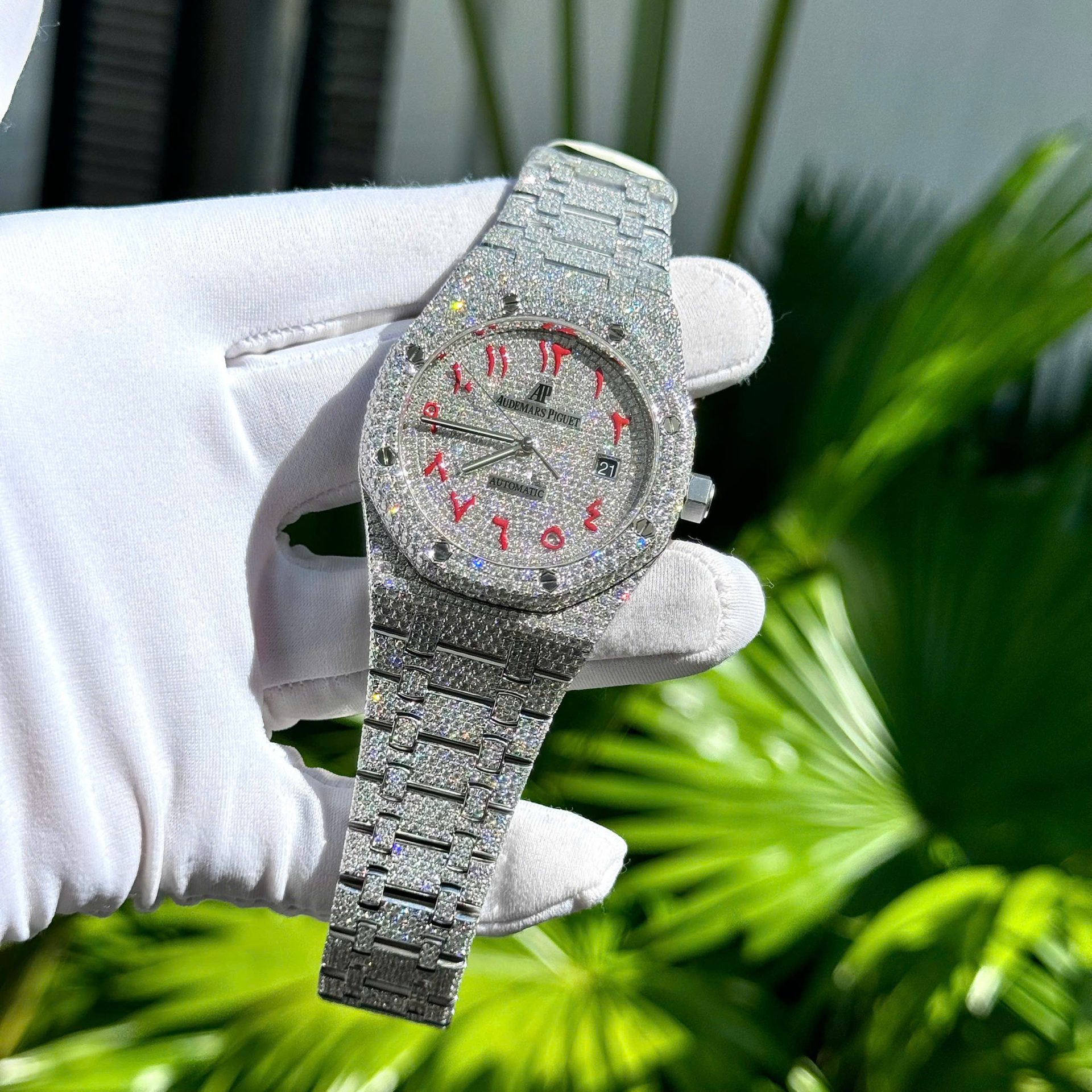 replica Audemars Piguet Clone Watch Royal Oak White Dial Metal Wire 34mm WATCHES 3 