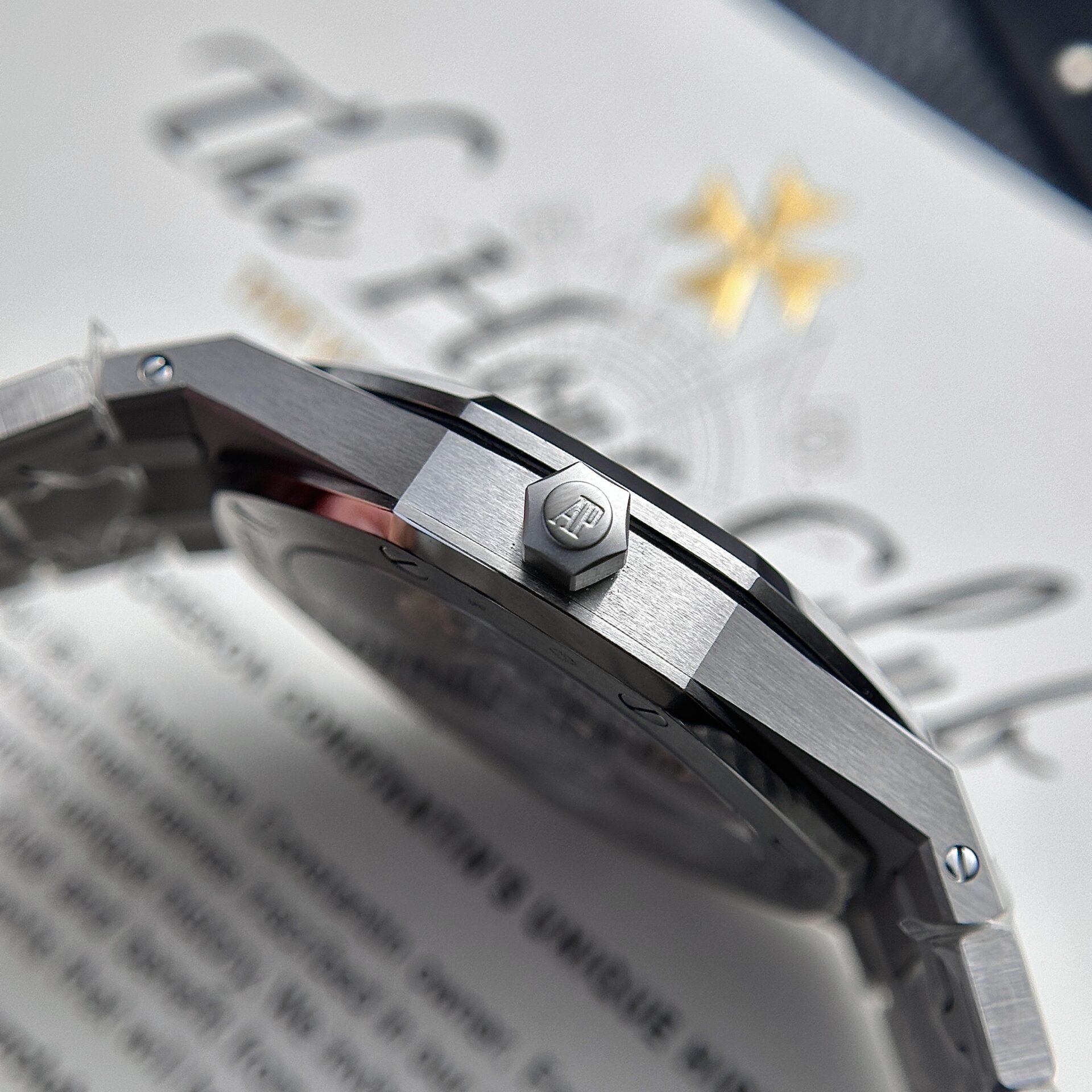 replica Audemars Piguet Replica Watch Royal Oak 15720ST Black Dial IP Factory 42mm WATCHES 3 
