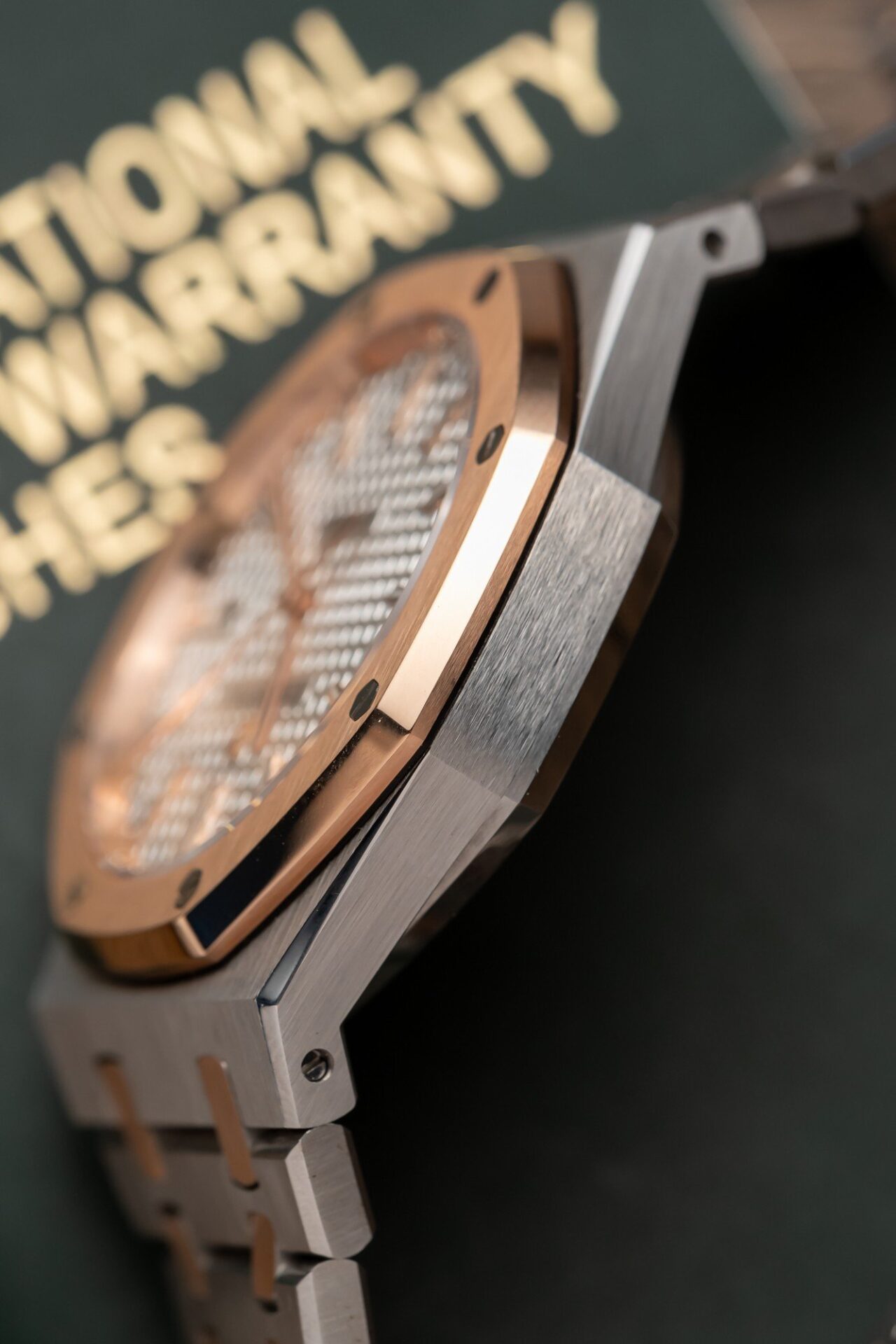 replica Audemars Piguet Royal Oak 26574OR Rose Gold Replica Watch Blue Dial 41mm WATCHES 3 