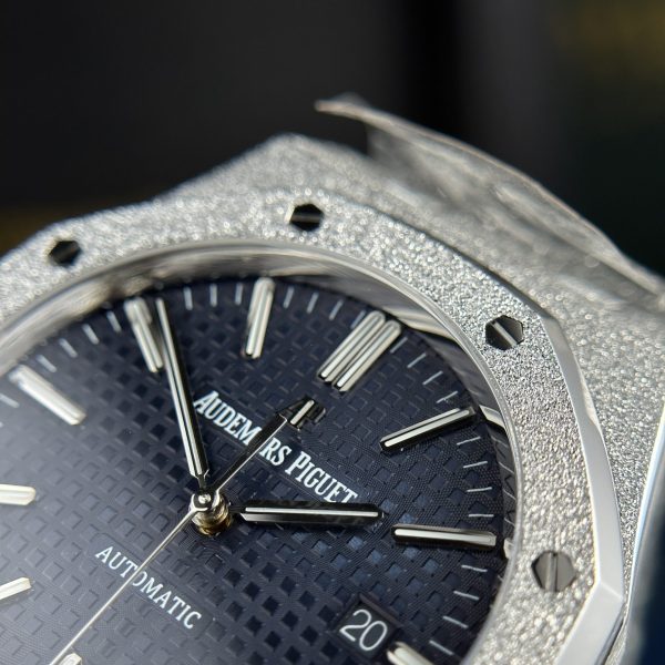 replica Audemars Piguet Fake Watch Royal Oak 15450ST Dial Blue APS Factory 37mm WATCHES 3 