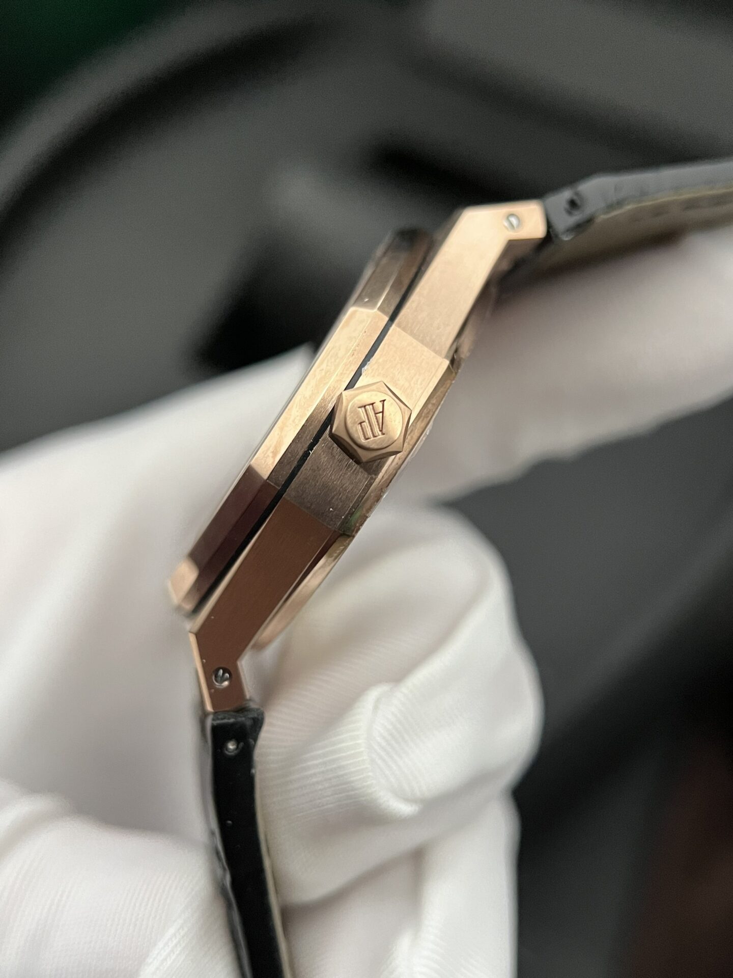 replica Audemars Piguet Replica Watch Royal Oak Blue Dial Metal Wire 34mm WATCHES 3 