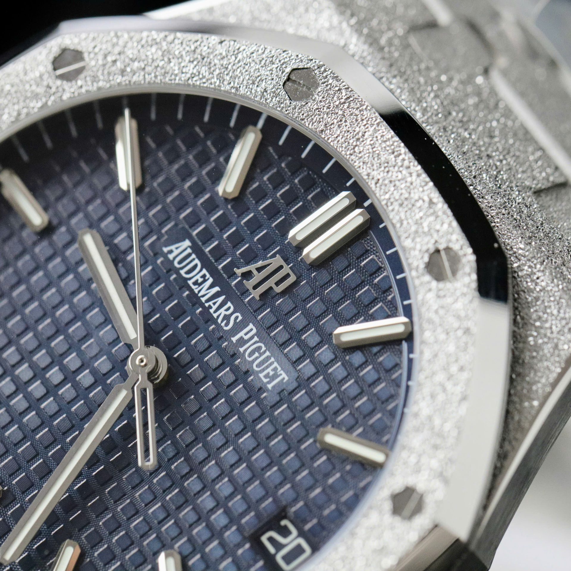 replica Audemars Piguet Fake Watch Royal Oak 15450ST Dial Blue APS Factory 37mm WATCHES 3 