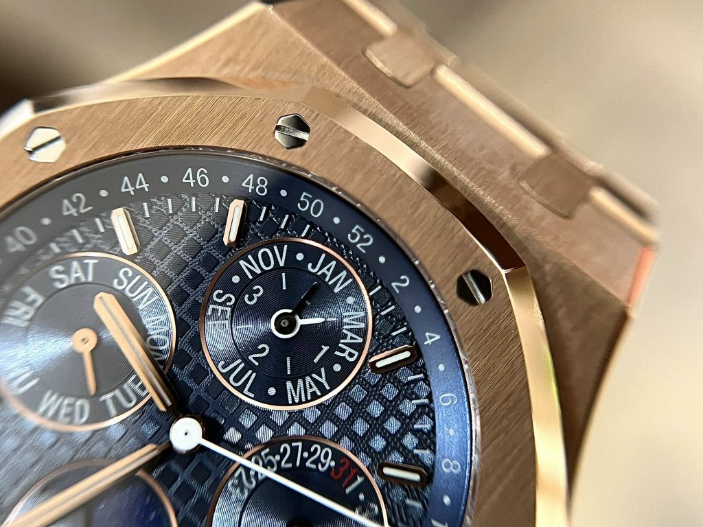 replica Audemars Piguet Replica Watch Royal Oak Blue Dial Metal Wire 34mm WATCHES 3 