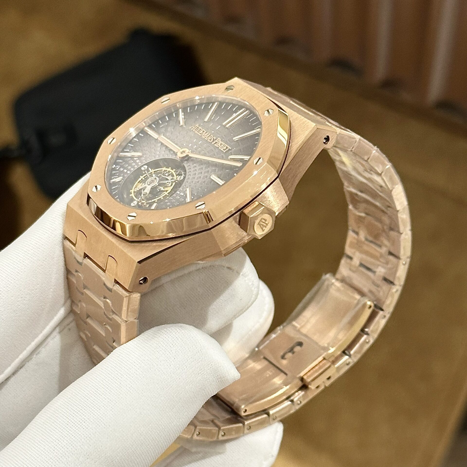 replica Audemars Piguet Replica Watch Royal Oak 15450ST Gray Dial APS Factory 37mm WATCHES 3 