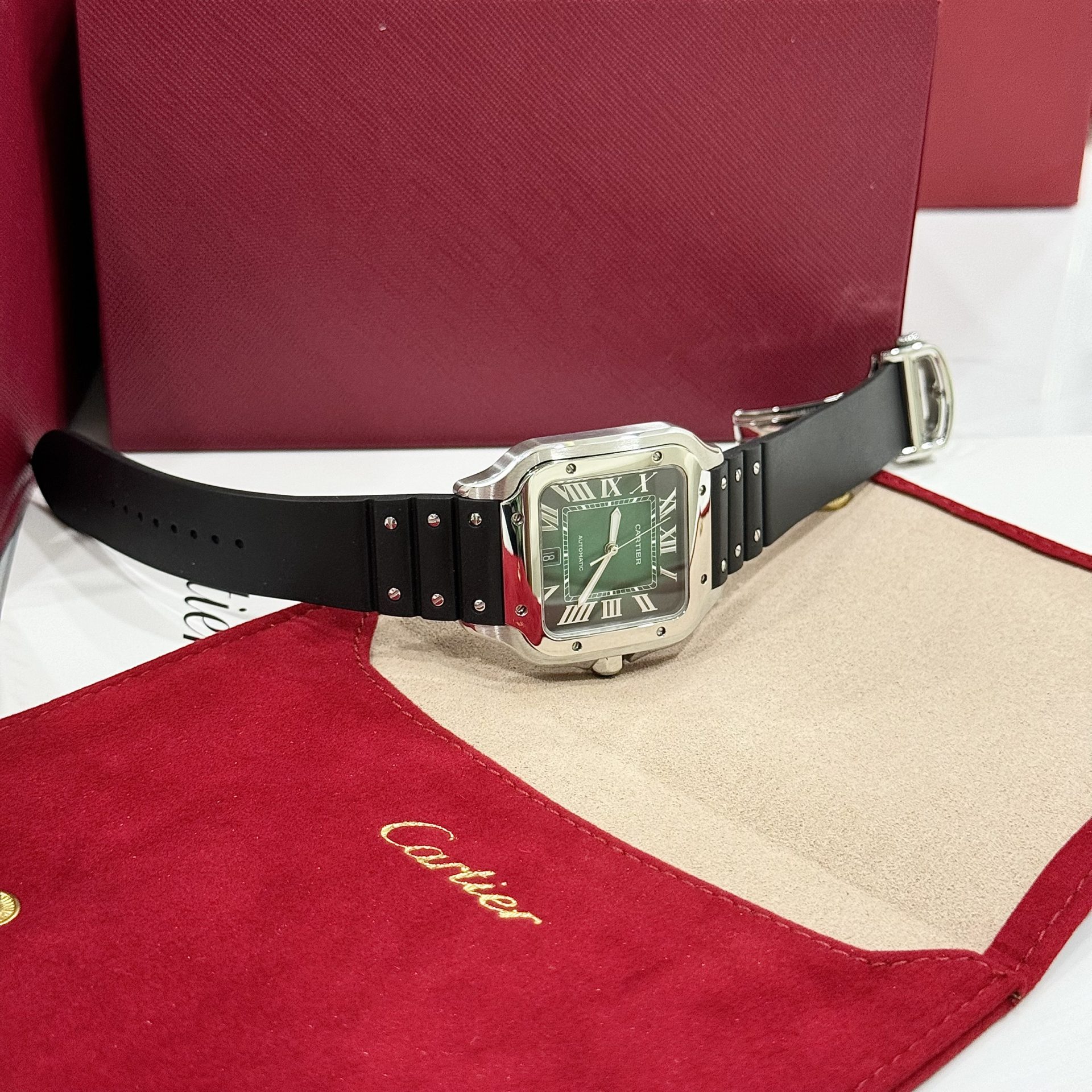 replica Cartier Ballon Bleu Replica 1:1 Watch White Dial Leather Strap 36mm WATCHES 3 