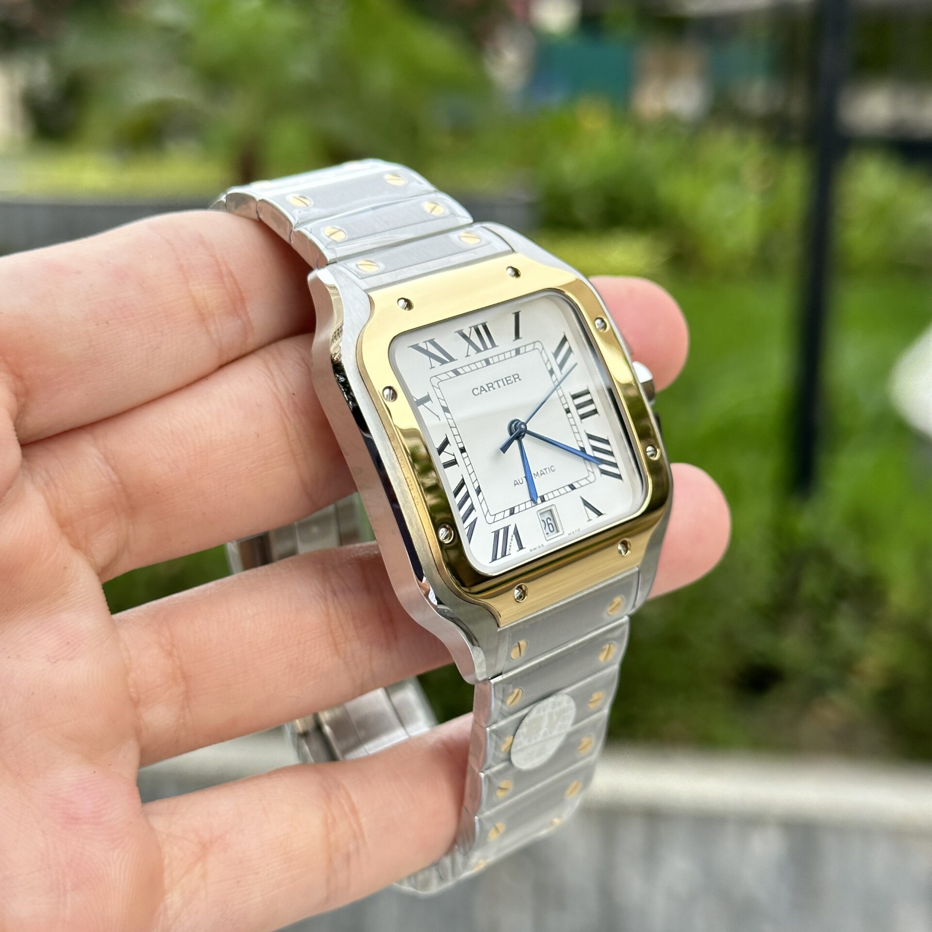 replica Cartier Ballon Bleu Replica 1:1 Watch White Dial Leather Strap 36mm WATCHES 3 