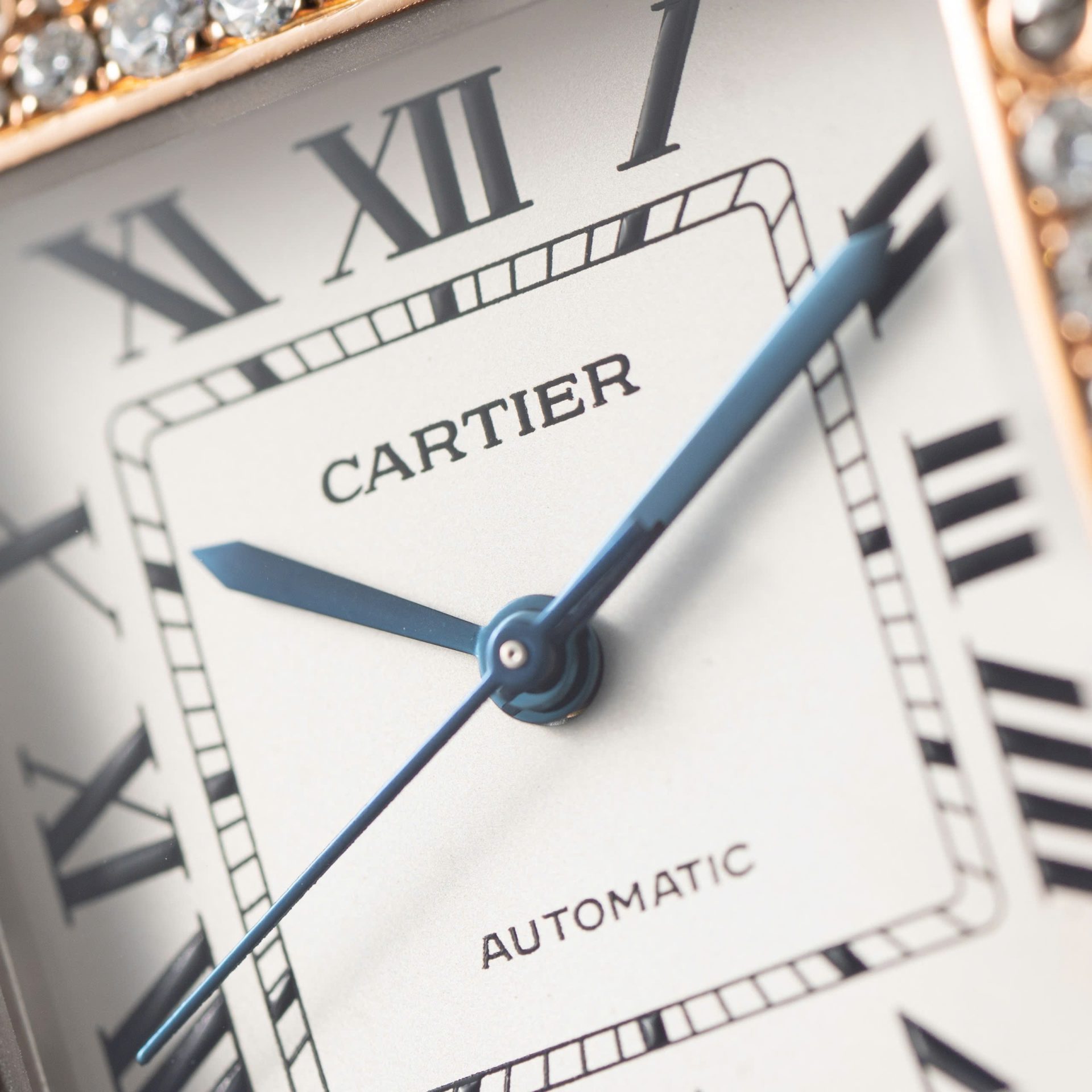 replica Cartier Santos De Cartier WSSA0013 Replica Wath Blue Dial BV Factory 39.8mm WATCHES 3 
