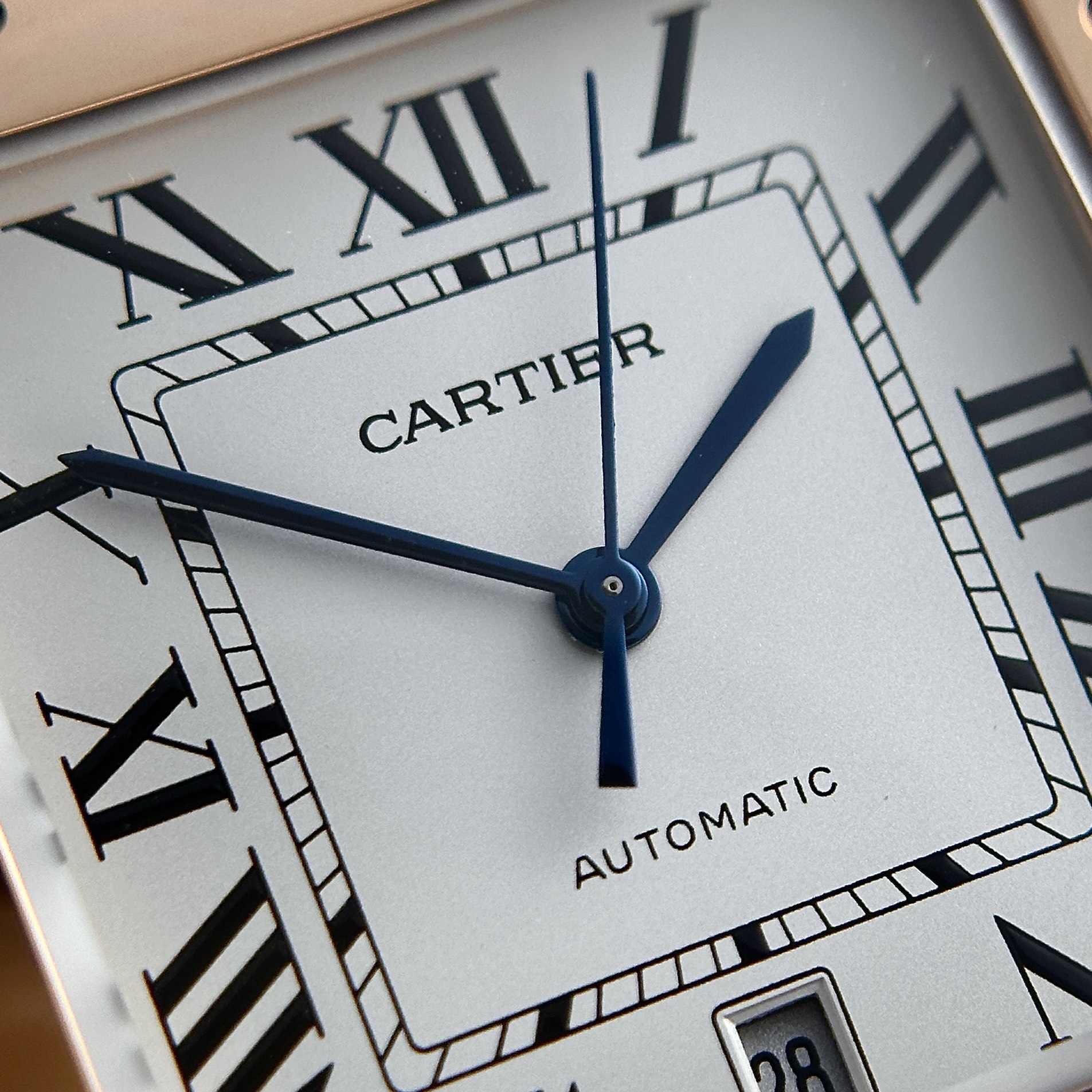 replica Cartier Ballon Bleu Women’s Replica 11 Watch White Dial Black Leather Strap 28mm WATCHES 3 