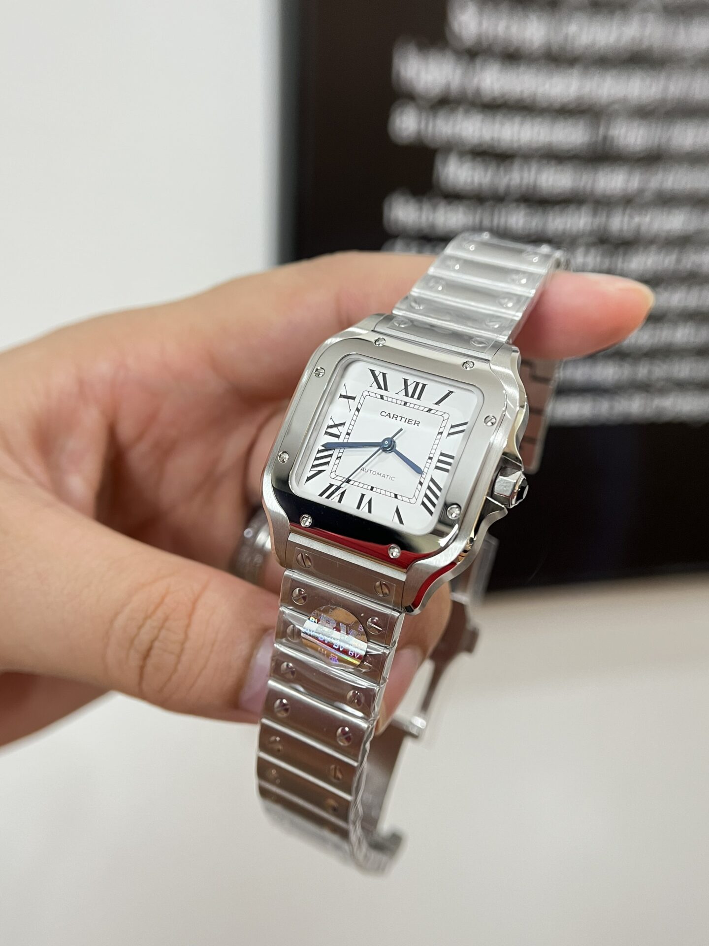 replica Cartier Replica Watch Santos WHSA0031 Quartz Leather Strap 31x43mm WATCHES 3 