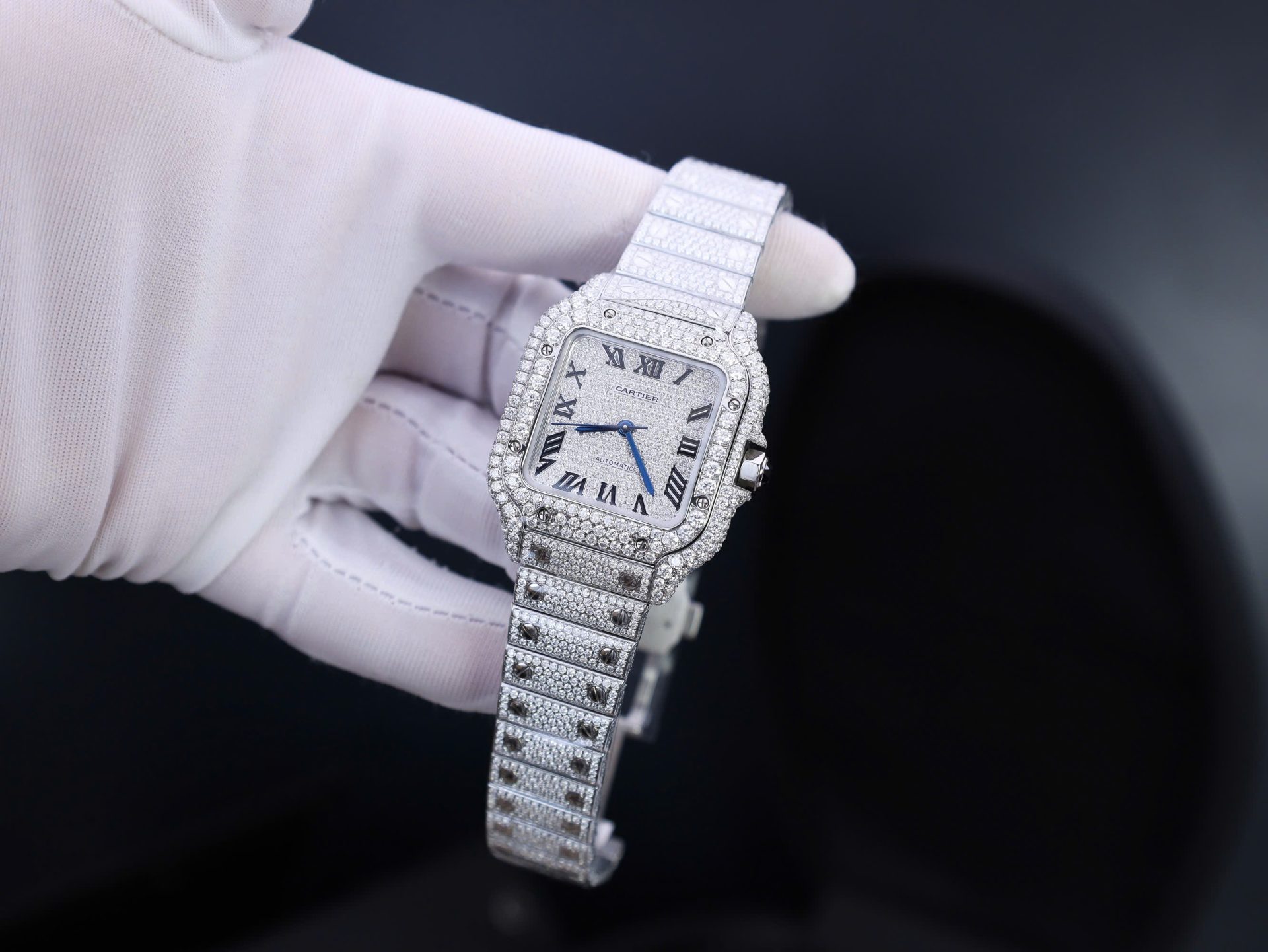 replica Cartier Santos WSSA0029 Replica 1:1 Watch BV Factory 35mm WATCHES 3 