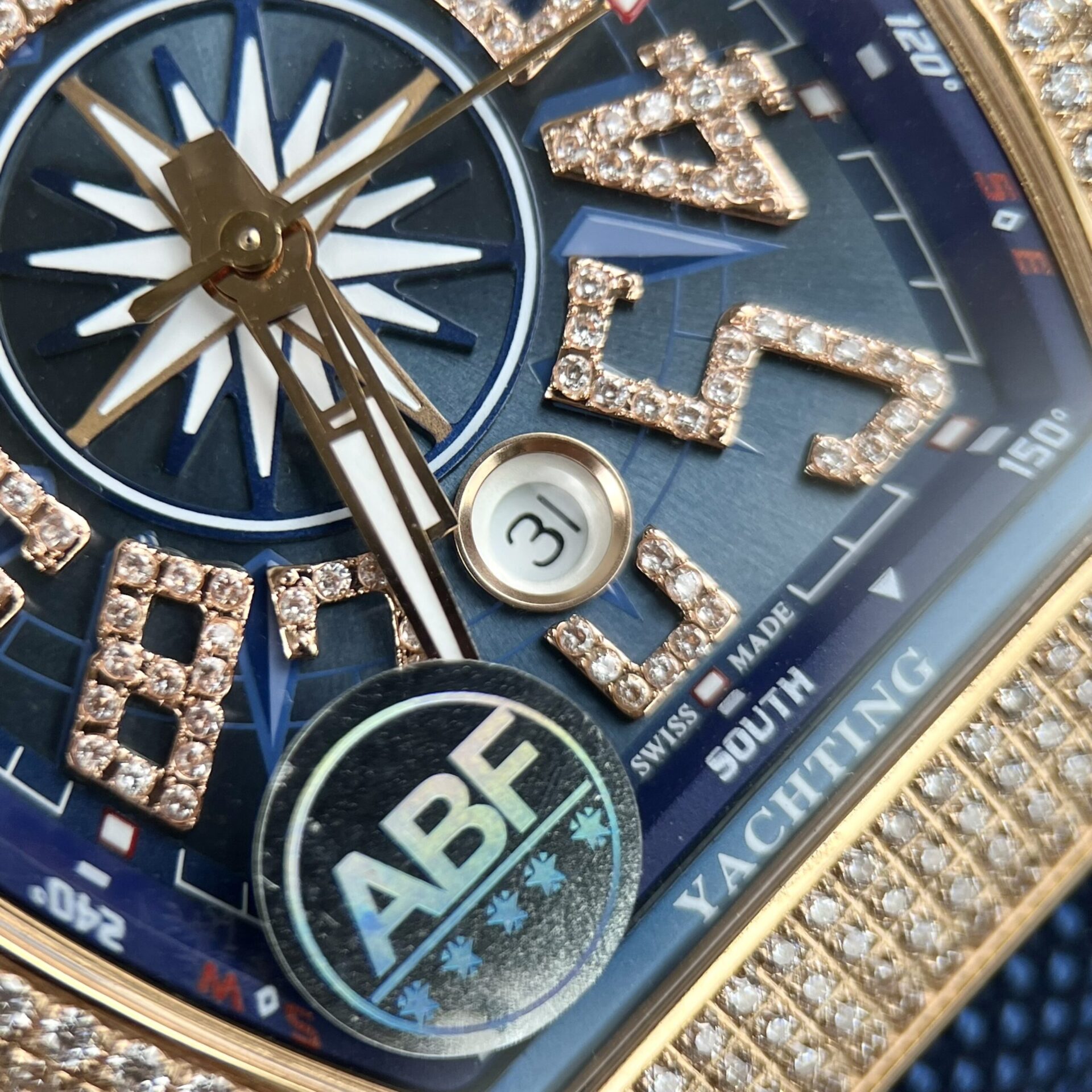 replica Franck Muller V45 Rose Gold Replica Watch Black Dial AB Factory 45mm WATCHES 3 
